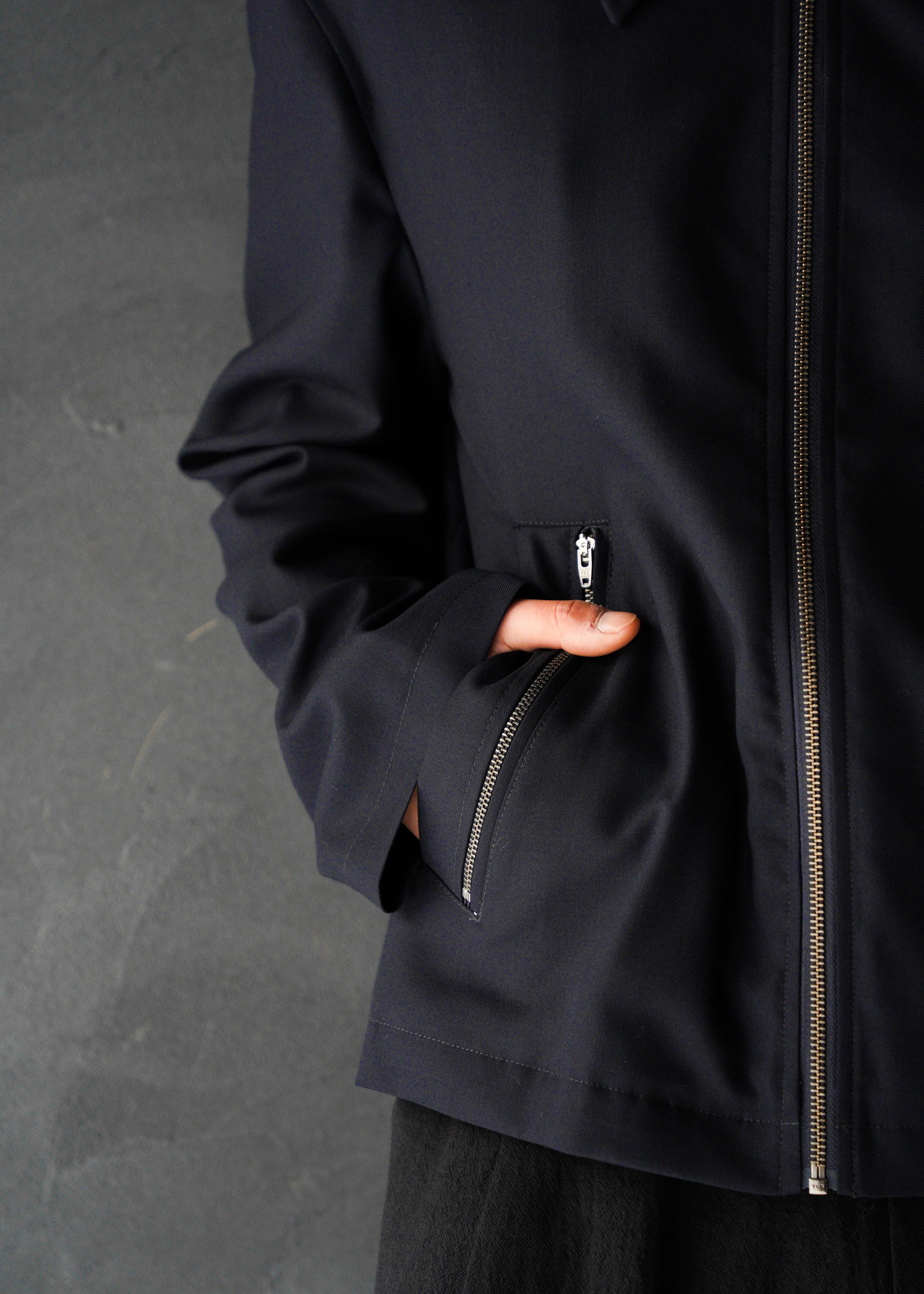 SHOOP 26SS EVERYDAY ZIPPER JACKET / Dark Navy