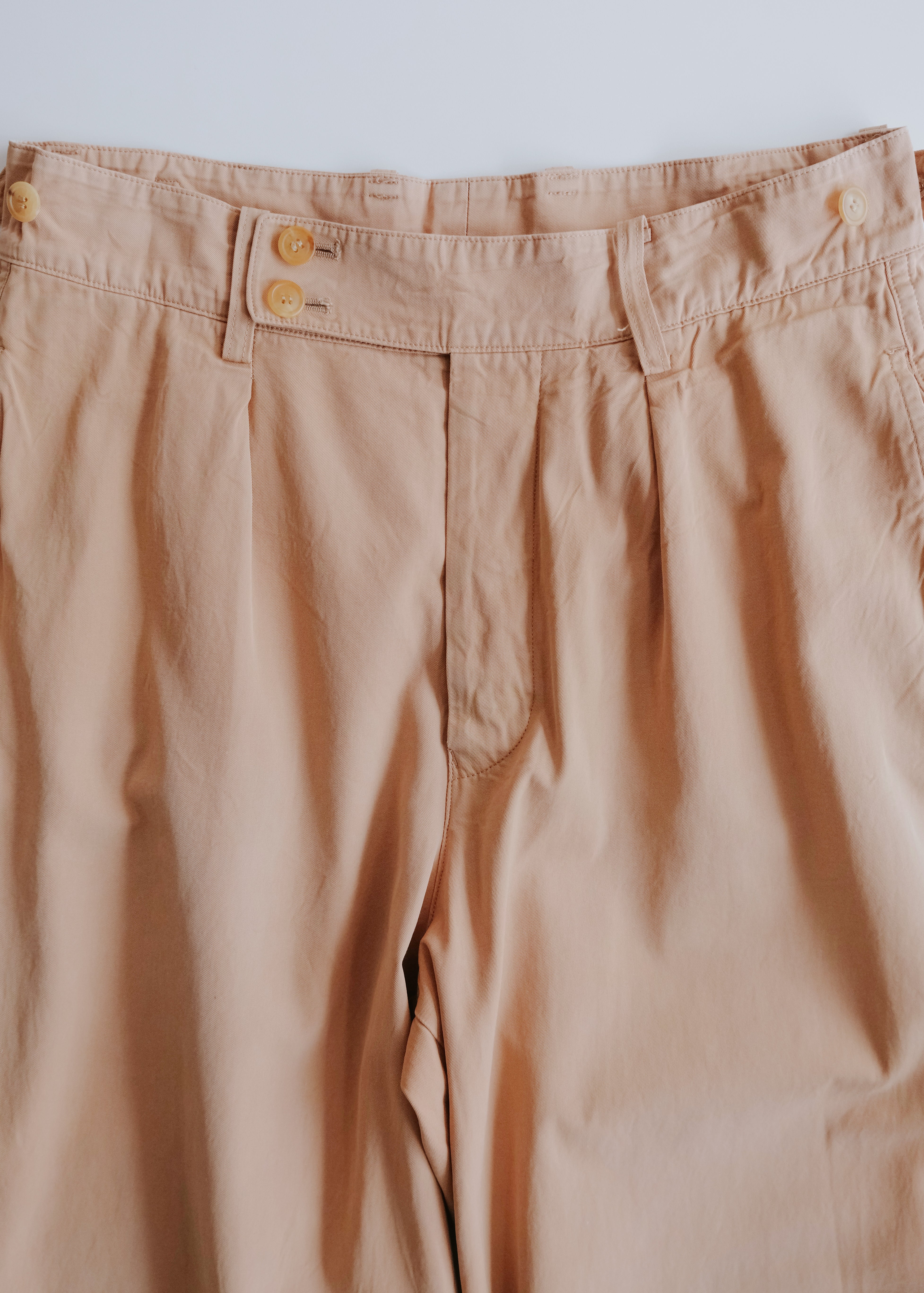 ISSEY MIYAKE MEN 99AW cotton gurkha trousers