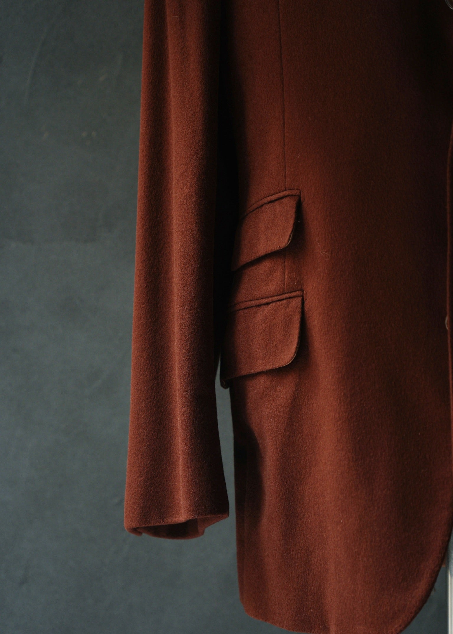 HERMÈS pure cashmere single 3b tailored jacket