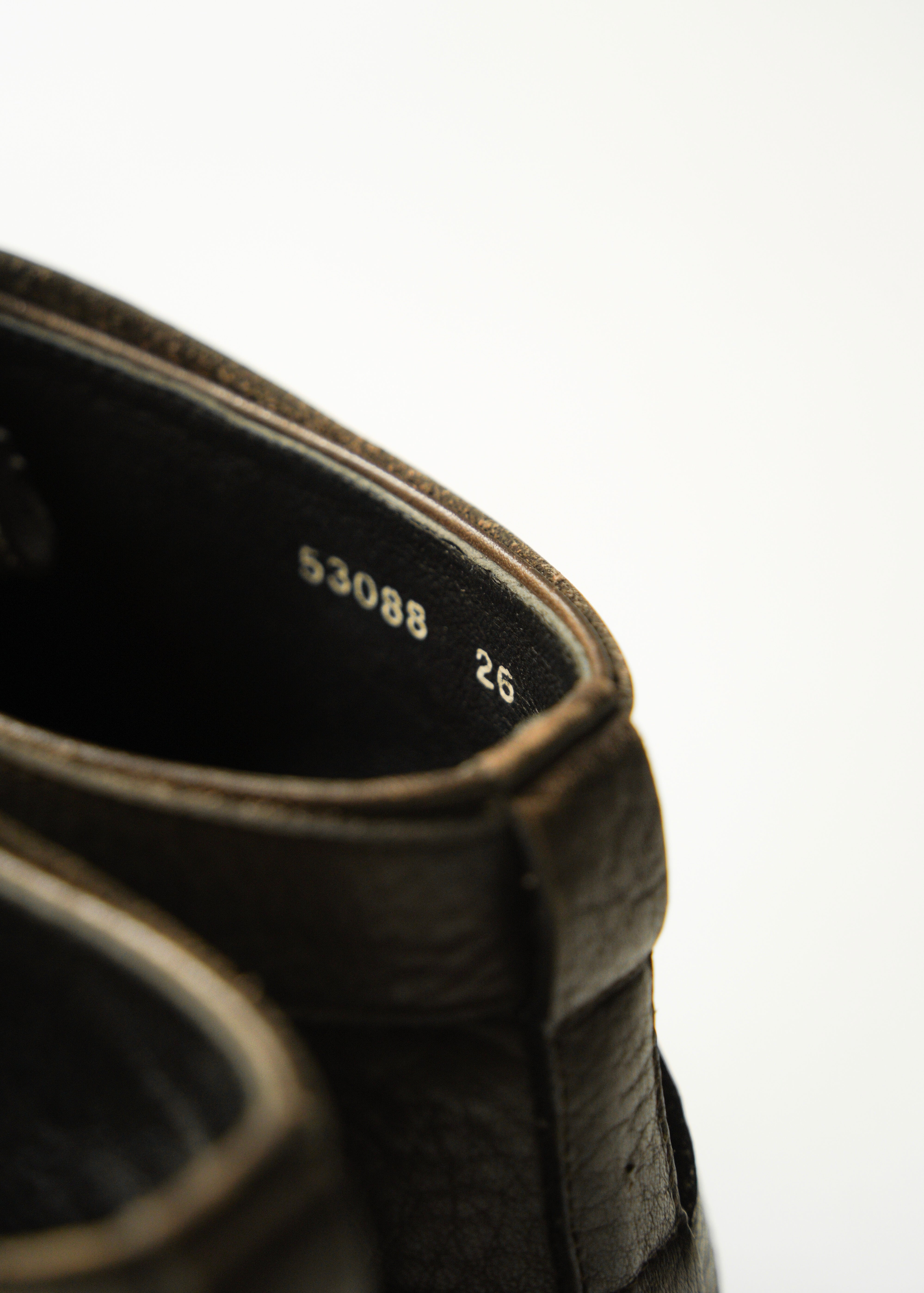 80’s ISSEY MIYAKE lace up leather ankle boots