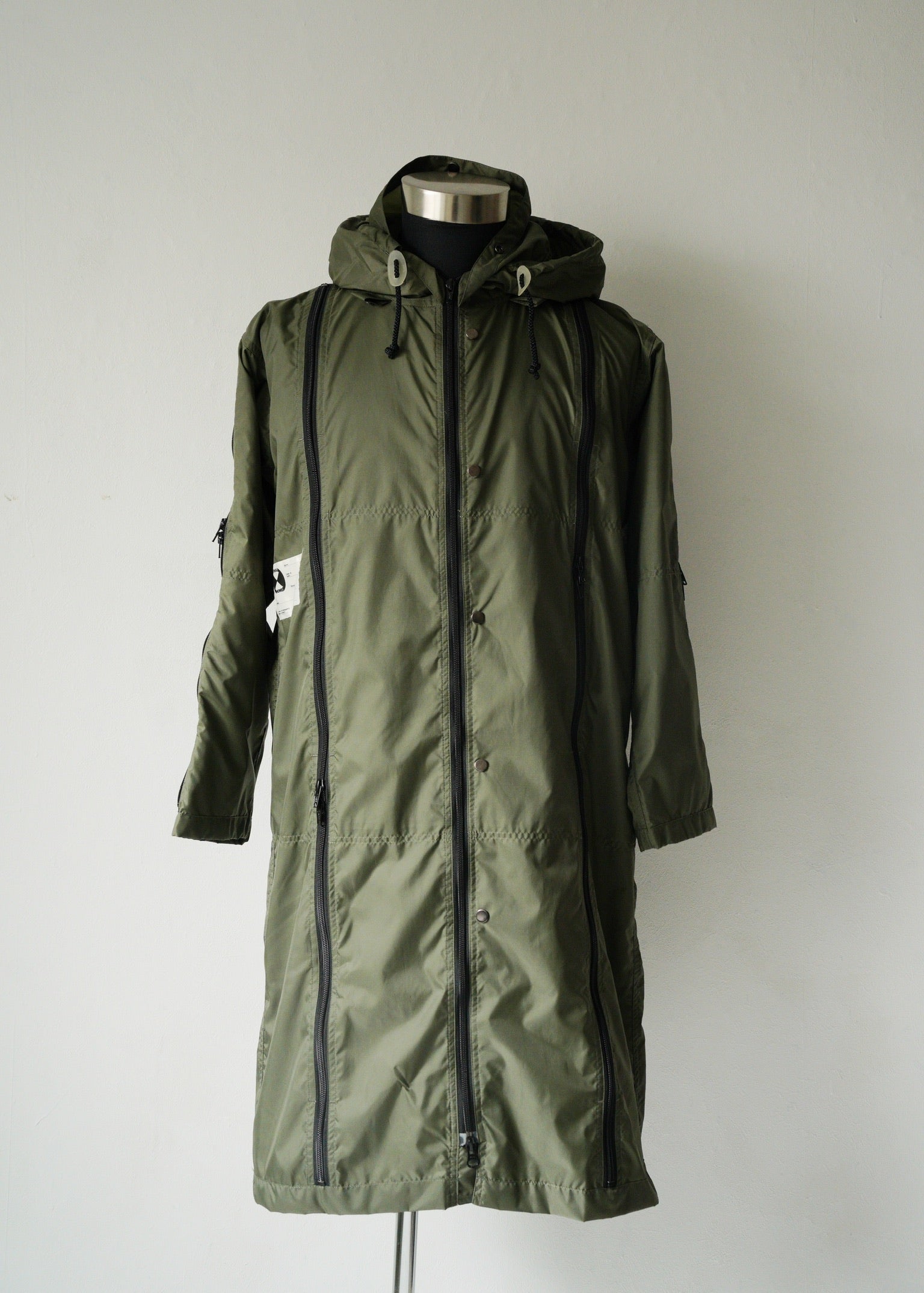 FINAL HOMME gimmick multiple zips nylon jacket