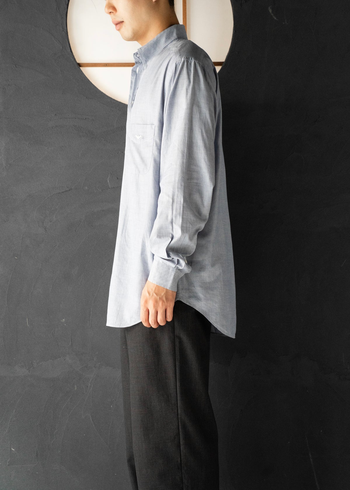 90’s EMPORIO ARMANI button-down collar shirt