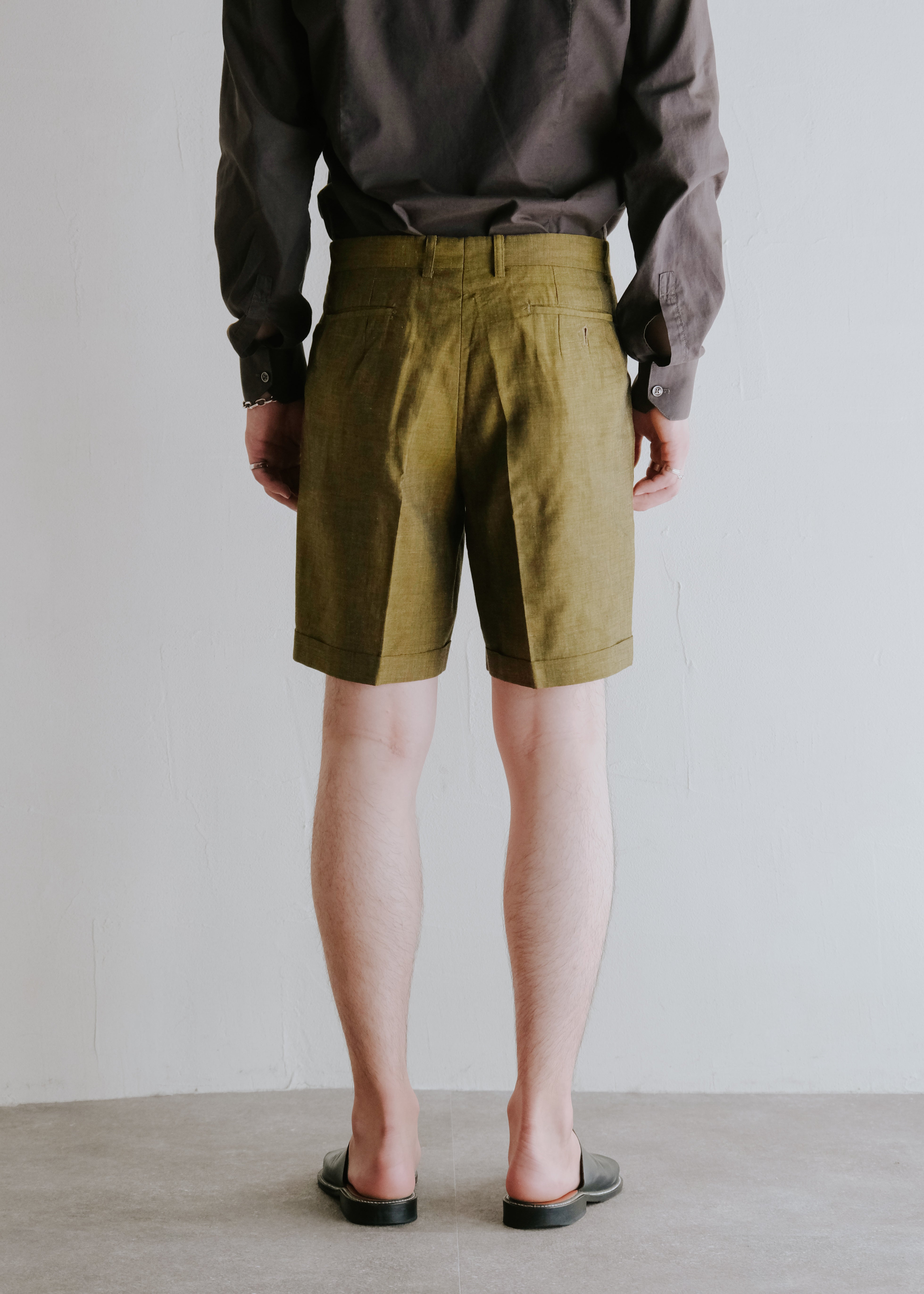 80's LANVIN STUDIO PARIS 2 tucked shorts