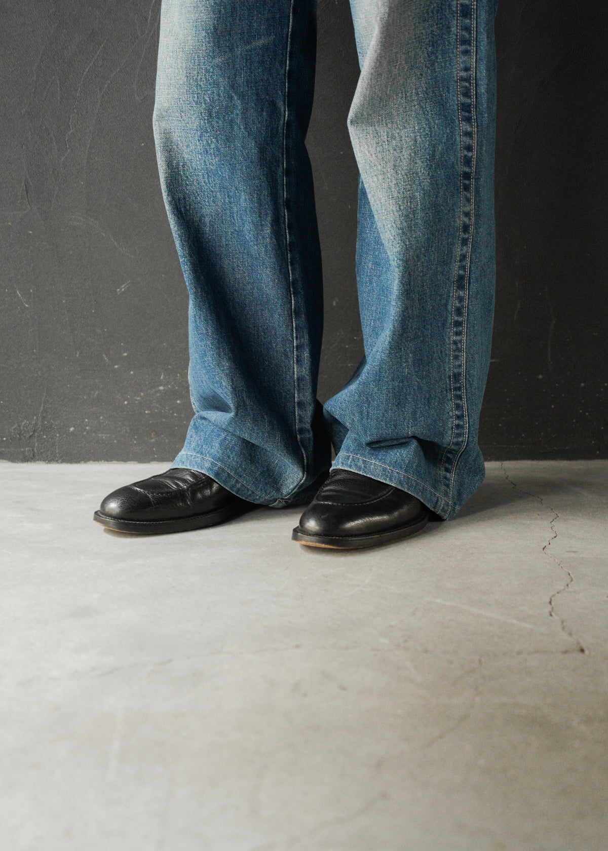 00’s JEAN’S PAUL GAULTIER low-rise wide jeans