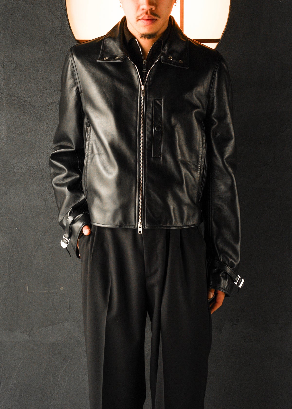 NAMACHEKO 26AW WILBUR LEATHER JACKET