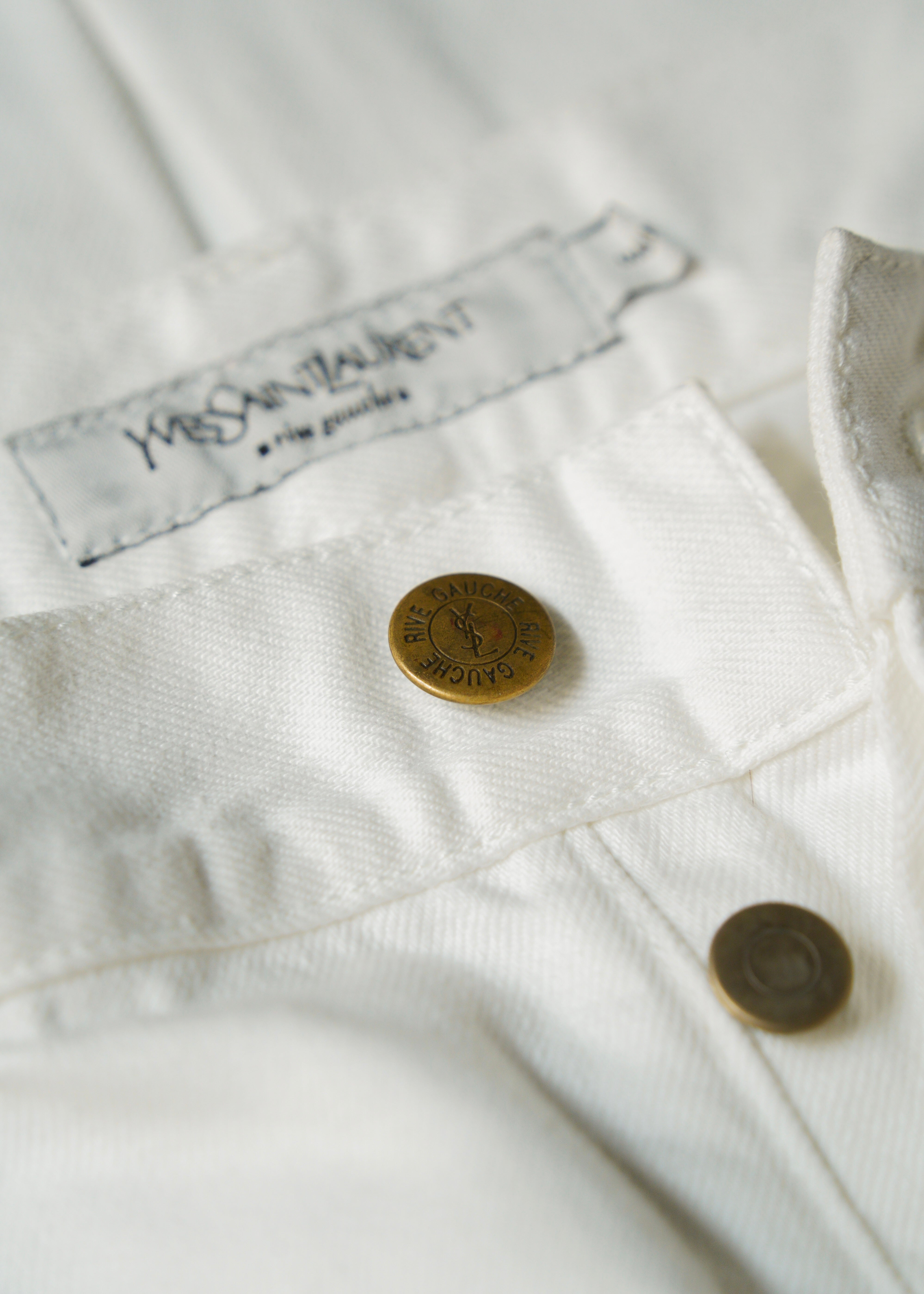 Yves saint laurent rive gauche by Tom Ford bootcut cotton trousers