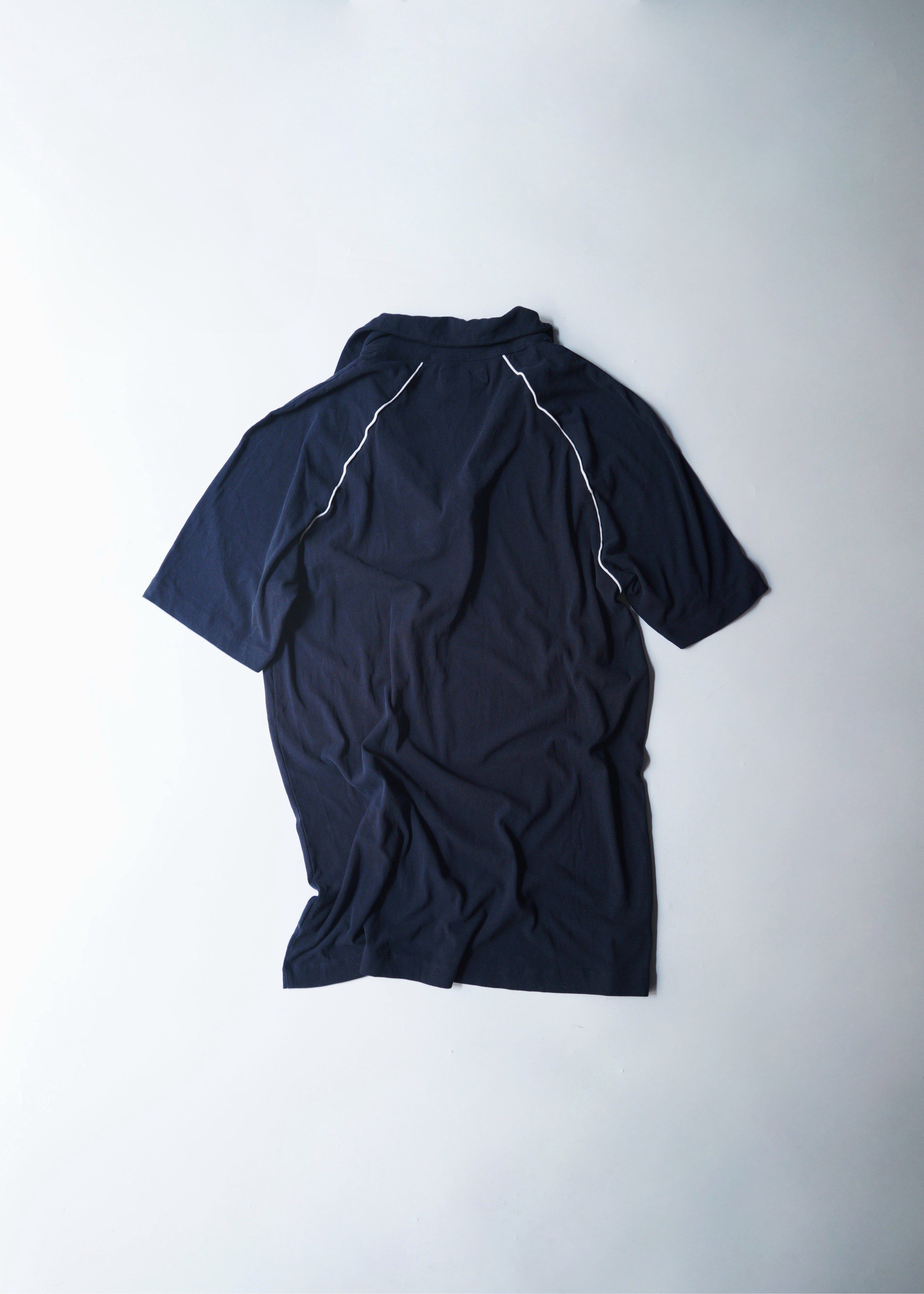 90's GIORGIO ARMANI piping skipper polo shirt