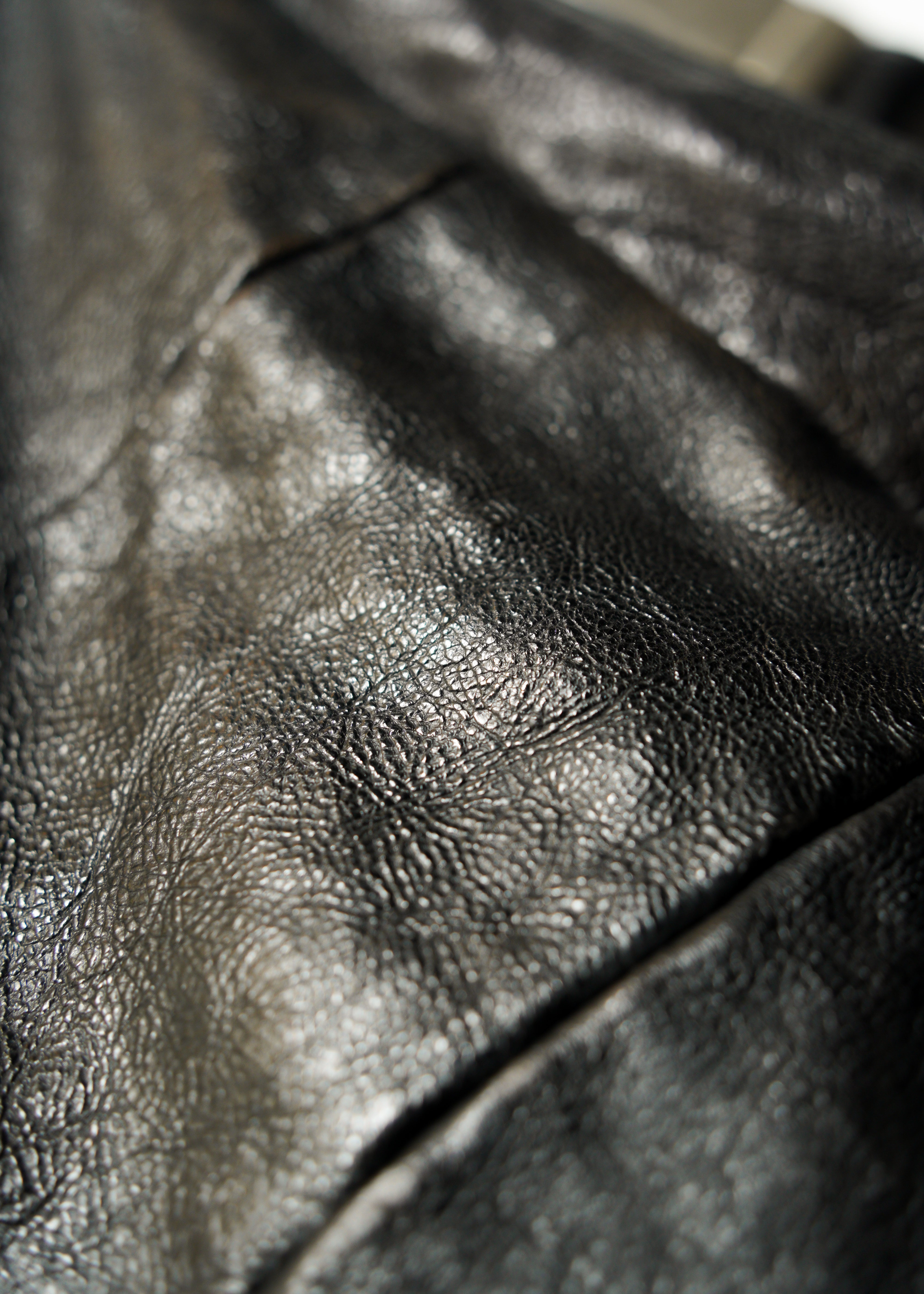 Yves saint laurent rive gauche 02 AW leather hobo bag