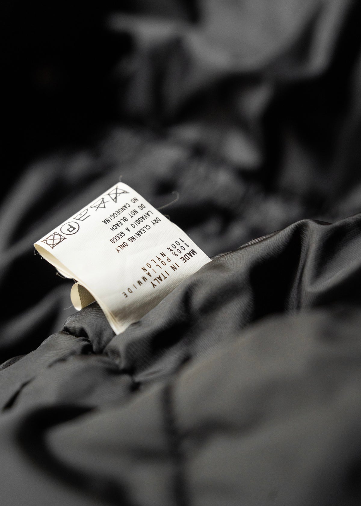 DIRK BIKKEMBERGS 99AW space collar zip up nylon jacket