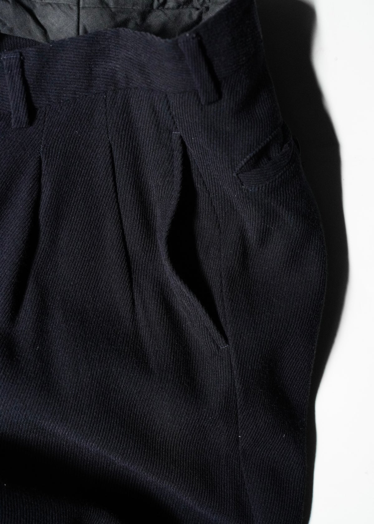 00’s EMPORIO ARMANI wool blend rayon tapered slacks