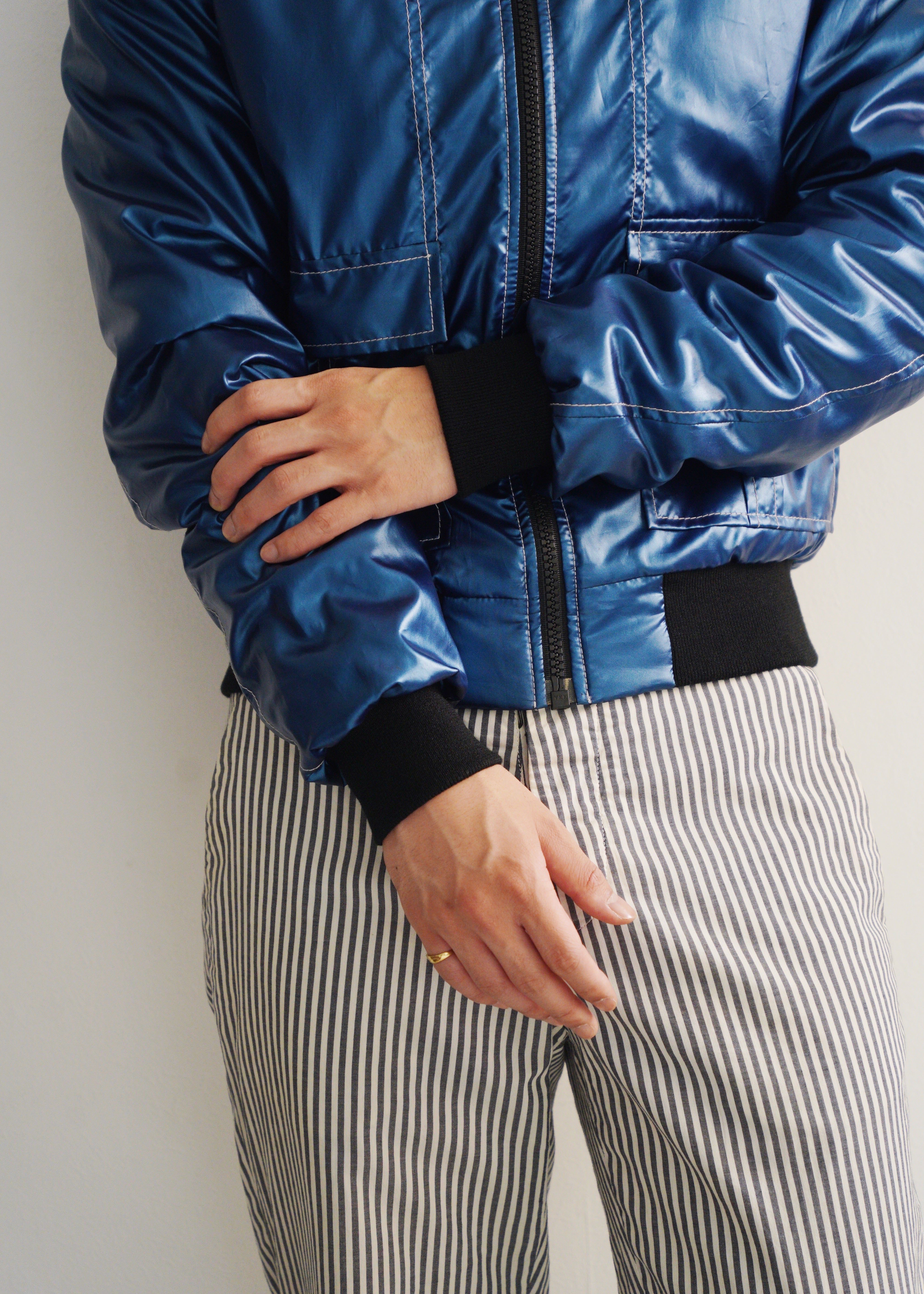 Martin Margiela 07FW nylon boa jacket