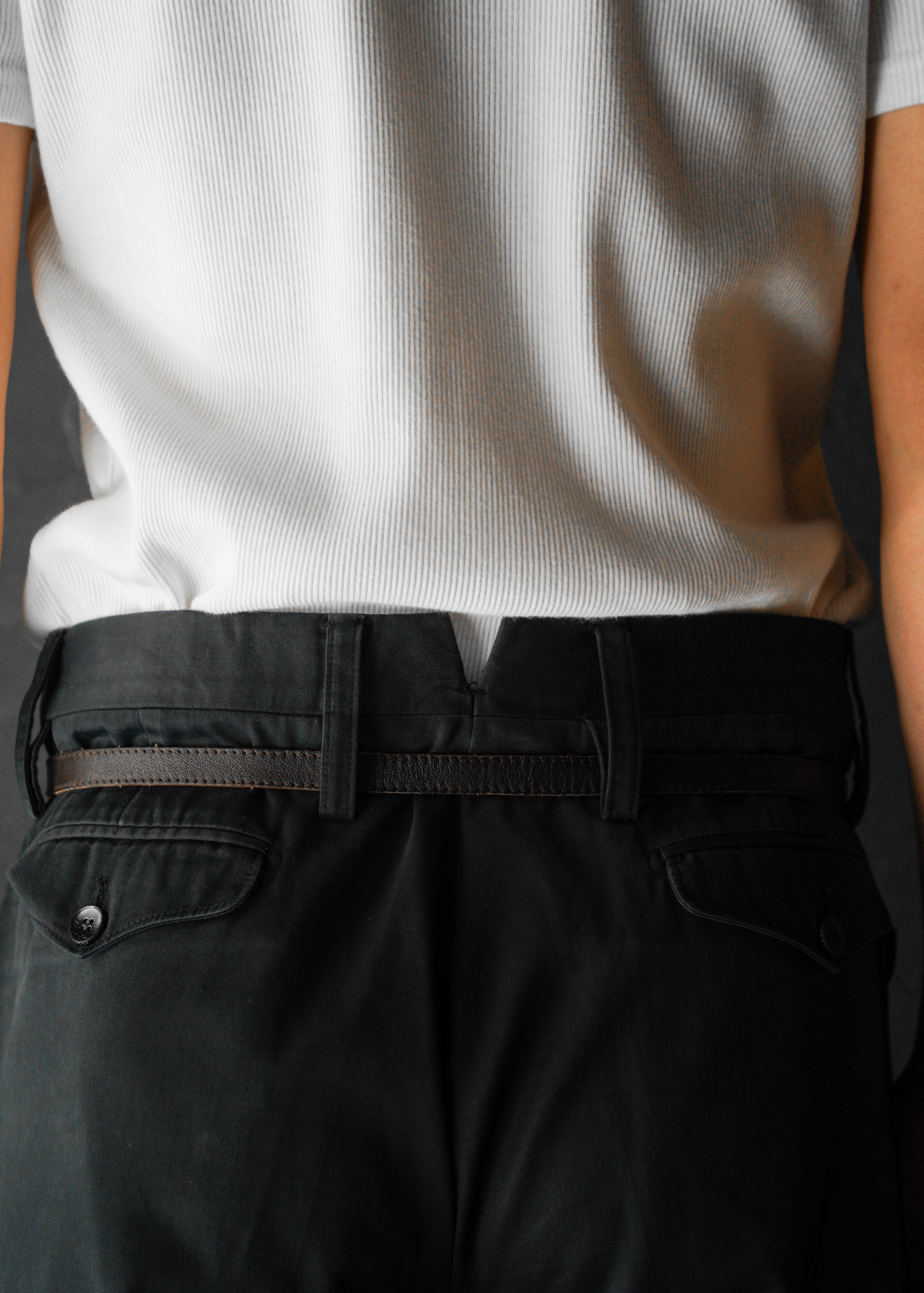 GUCCI by Tom Ford 2004SS tapered cotton trousers