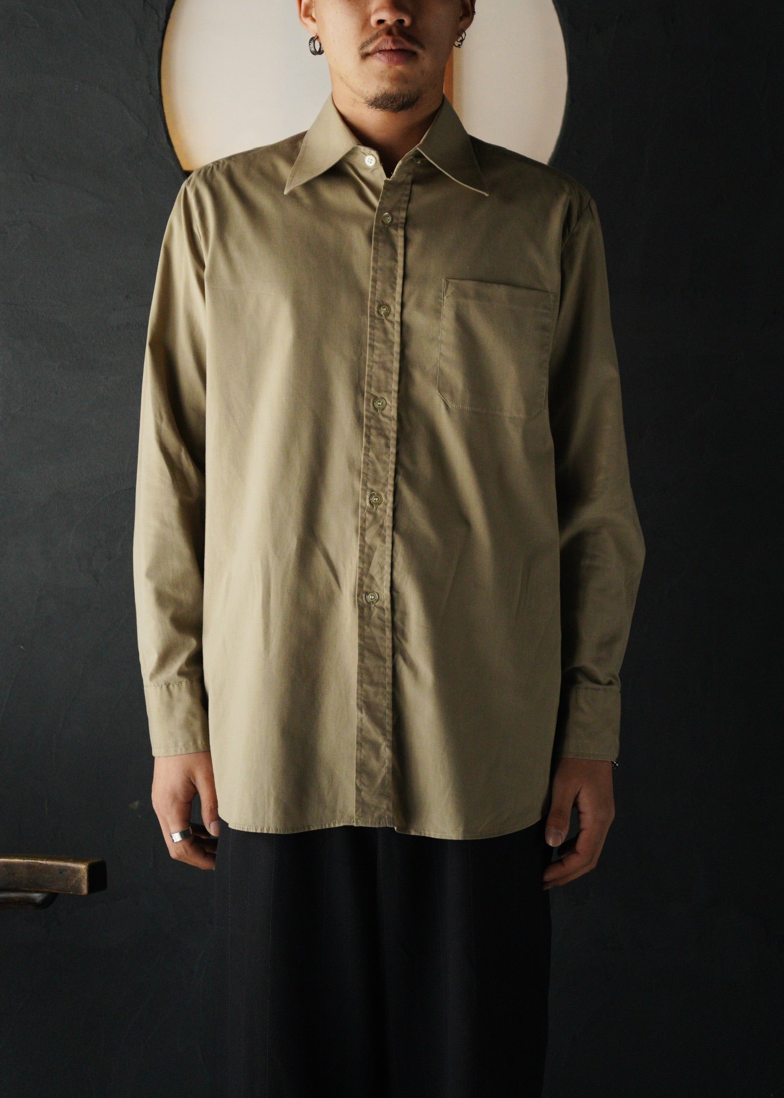 80’s Euro vintage wide collar shirt