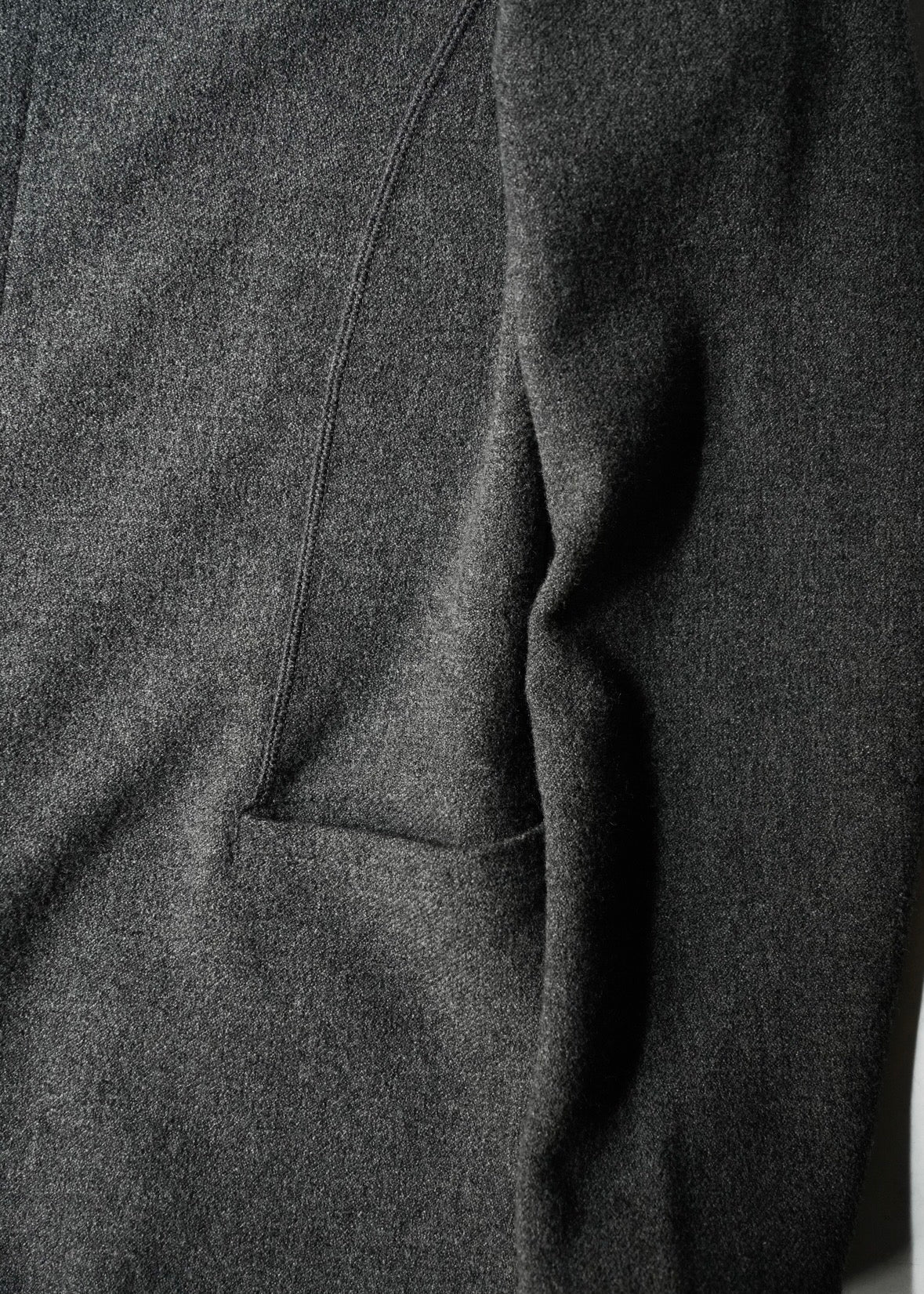 EMPORIO ARMANI 04AW cashmere blend mao collar wool jacket
