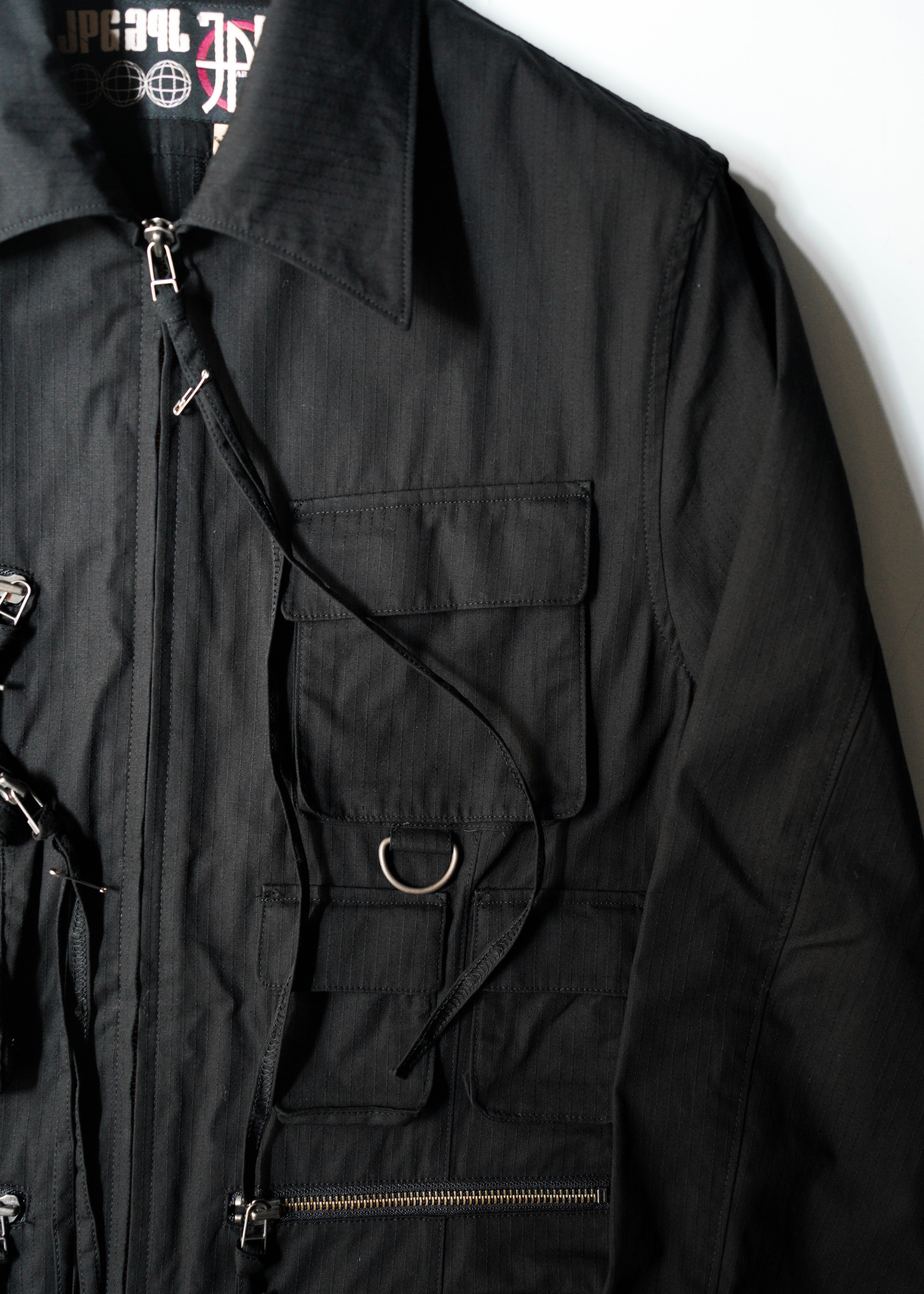 Jean Paul Gaultier ジャンポールゴルチエ 90年代 multi pocket double zip up コットン ジャケット メンズ