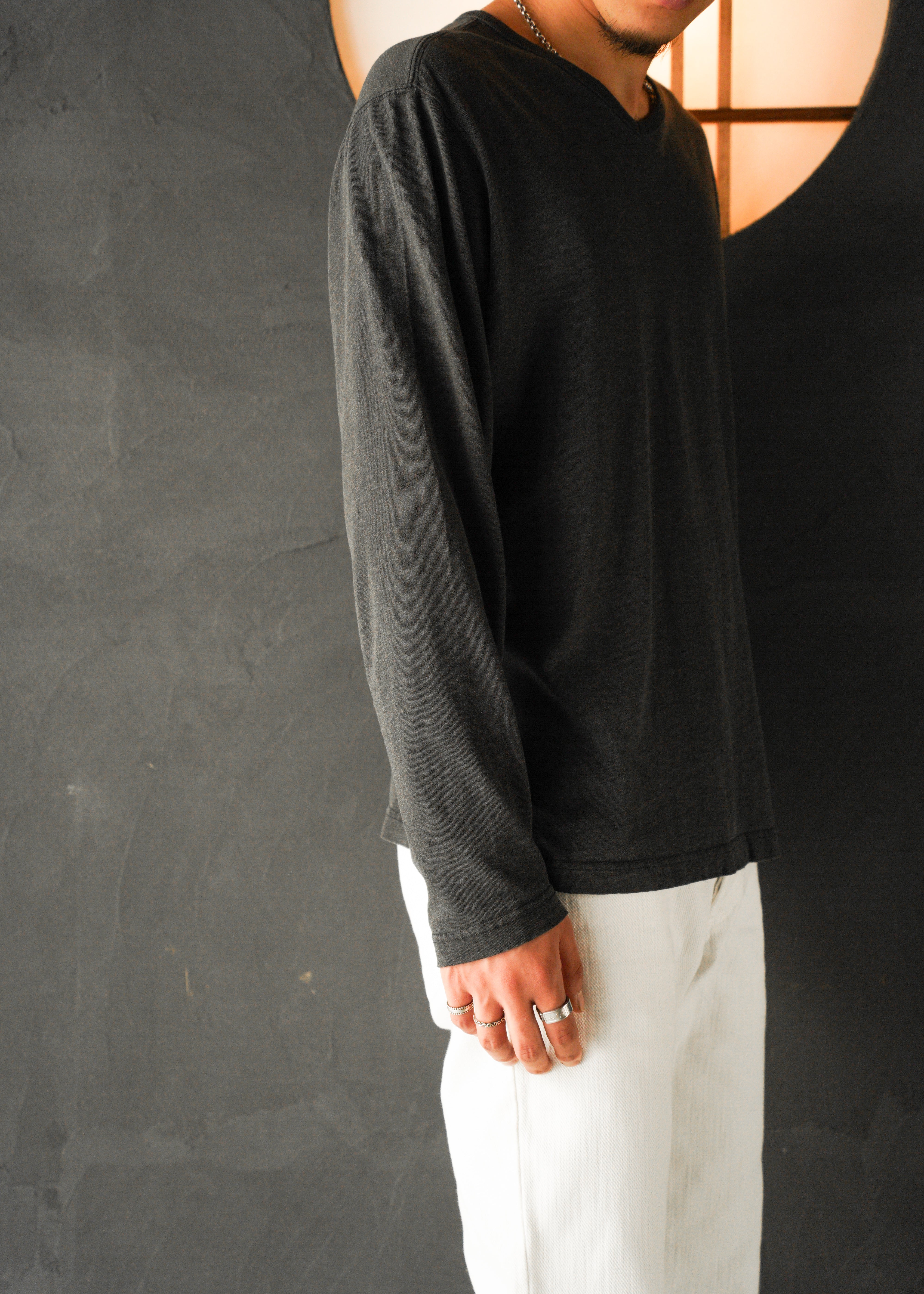 90’s BANANA REPUBLIC crew neck long sleeve cut sew