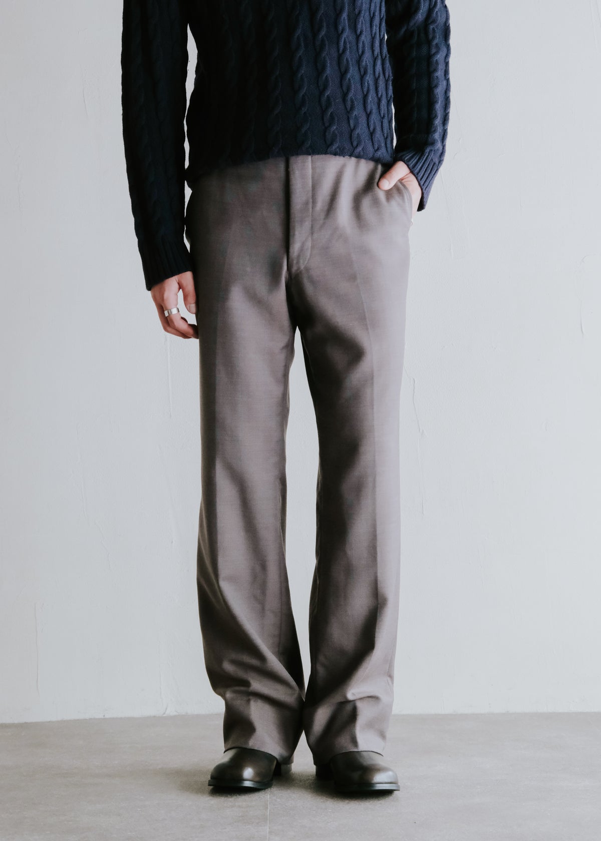 90's Christian Dior MONSIEUR center creased straight slacks