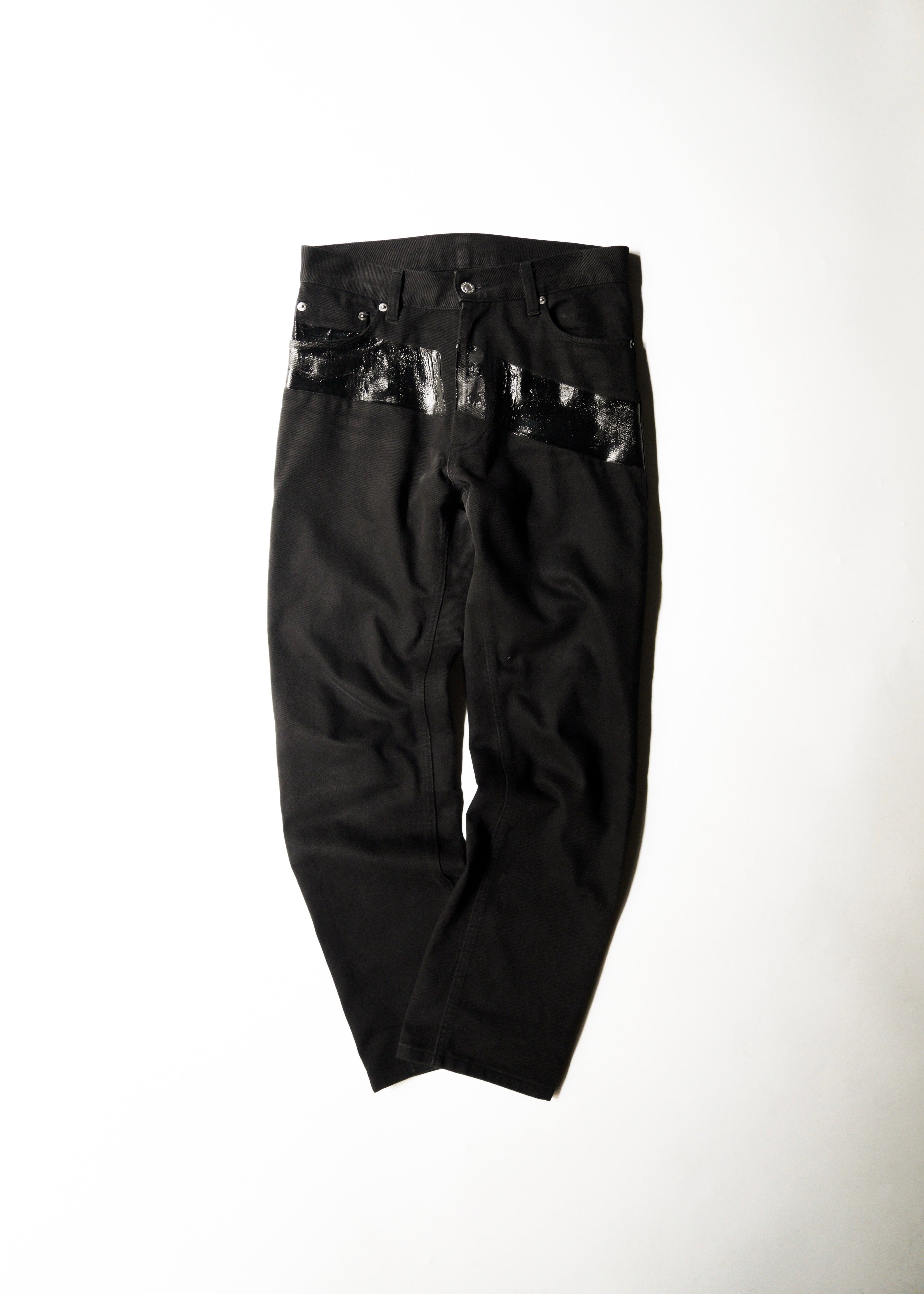 HELMUT LANG 1997 rubber coating jeans