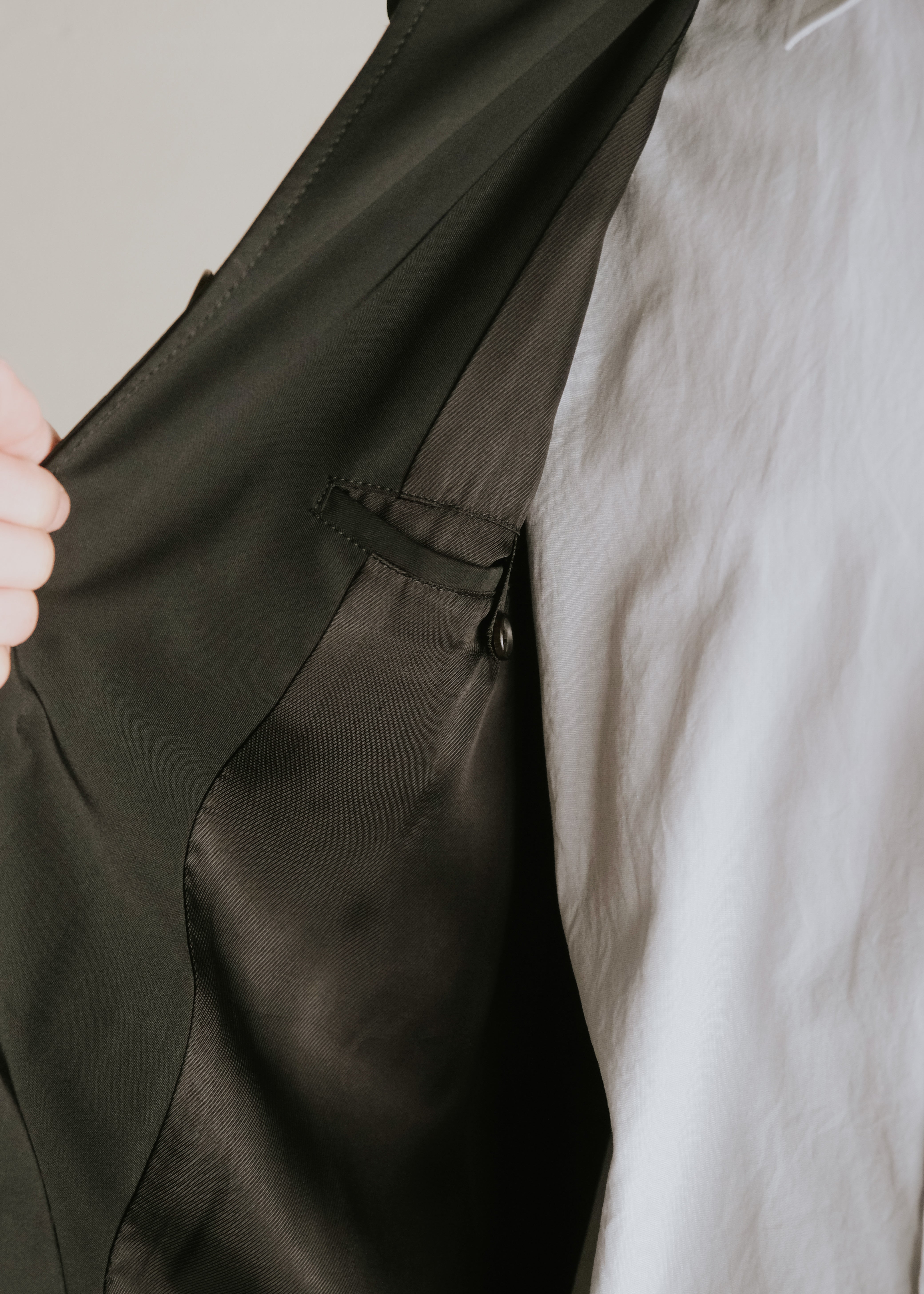 90's PRADA button-front military blouson