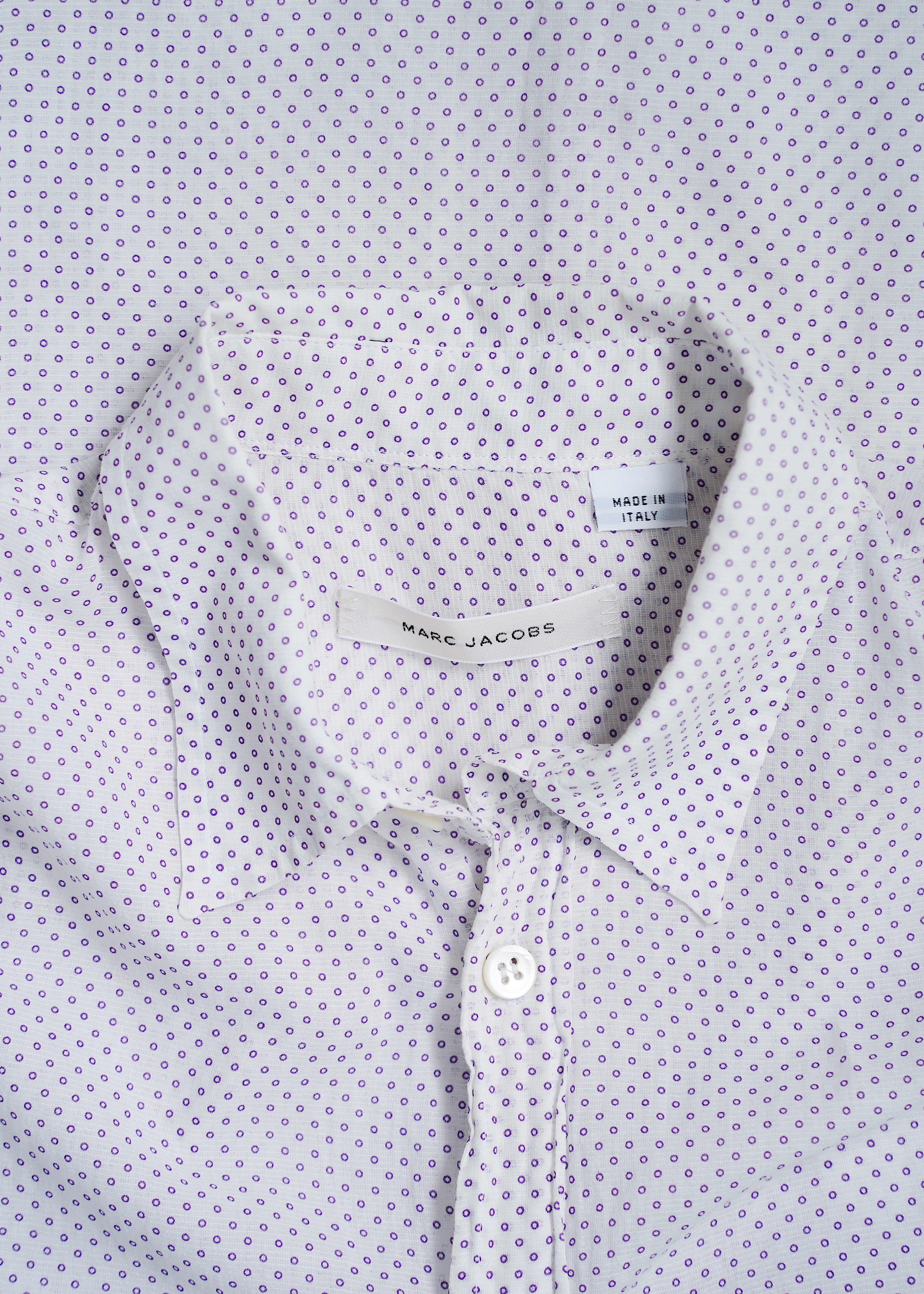 00's MARC JACOBS cotton dot shirt