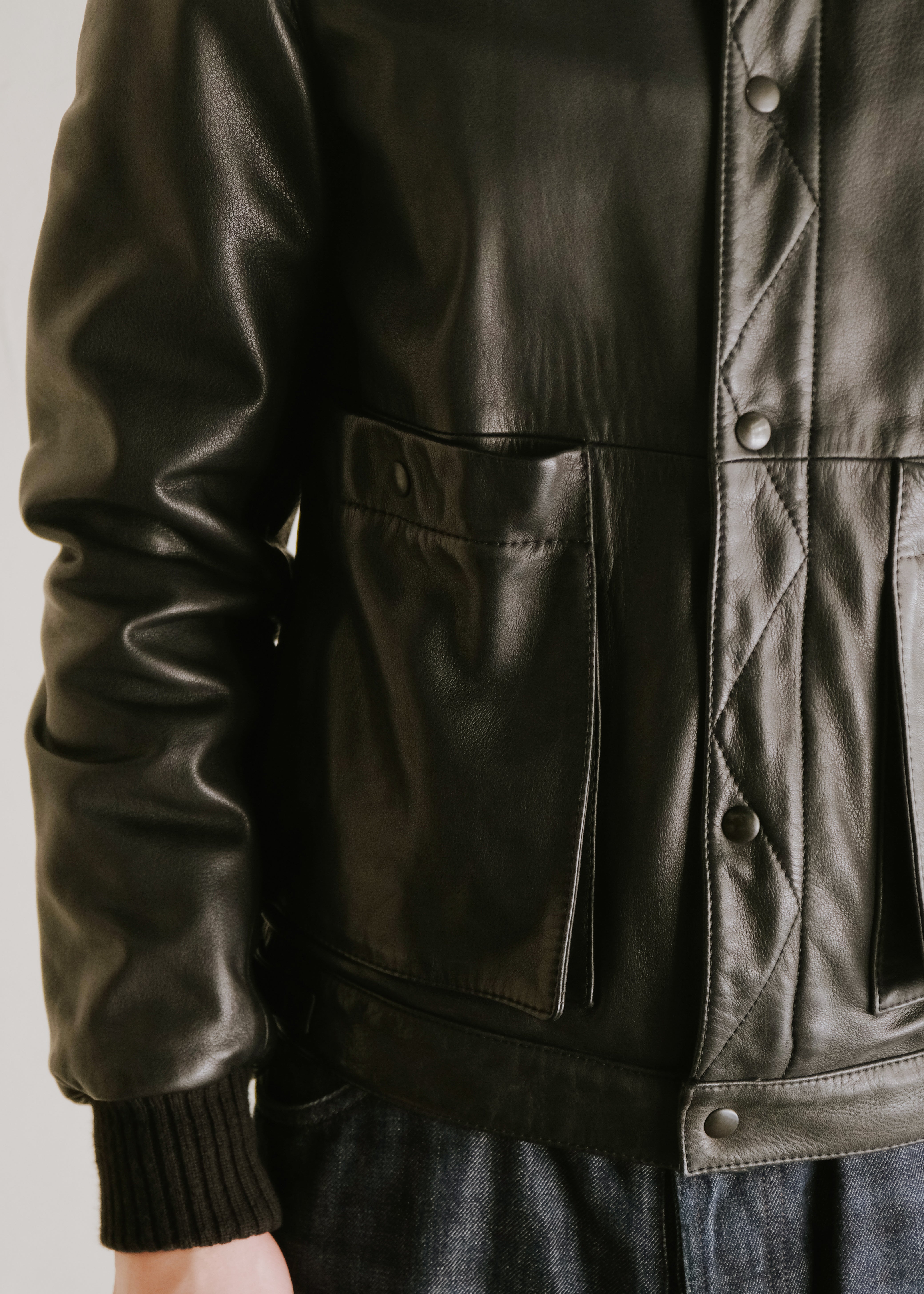 MARTIN MARGIELA 07AW multiple pockets single leather riders jacket