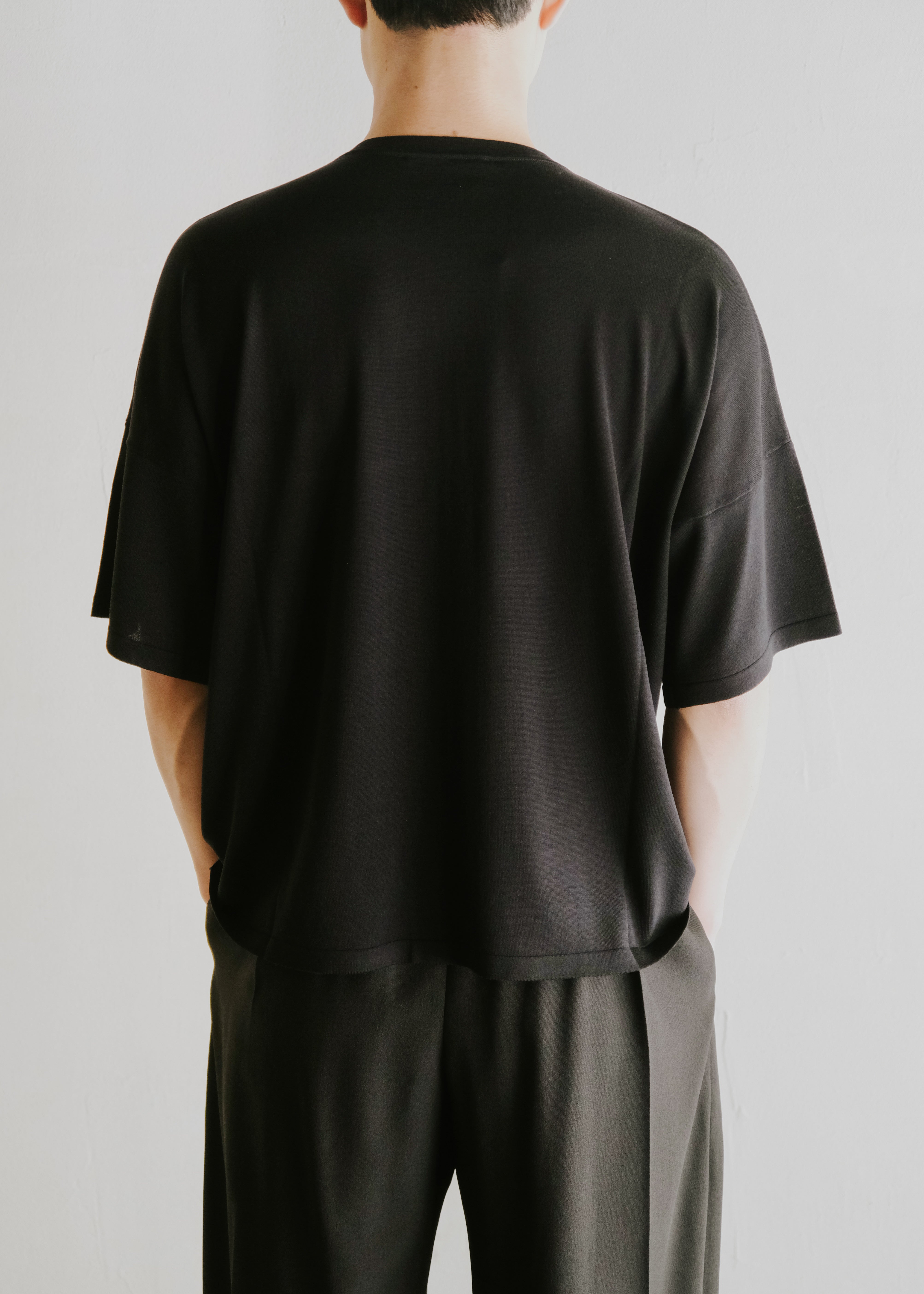 JEANPAULKNOTT ジャンポールノット 2026SS Tトップ リヨセル ウール混 ショートスリーブニット 半袖 新作 メンズ