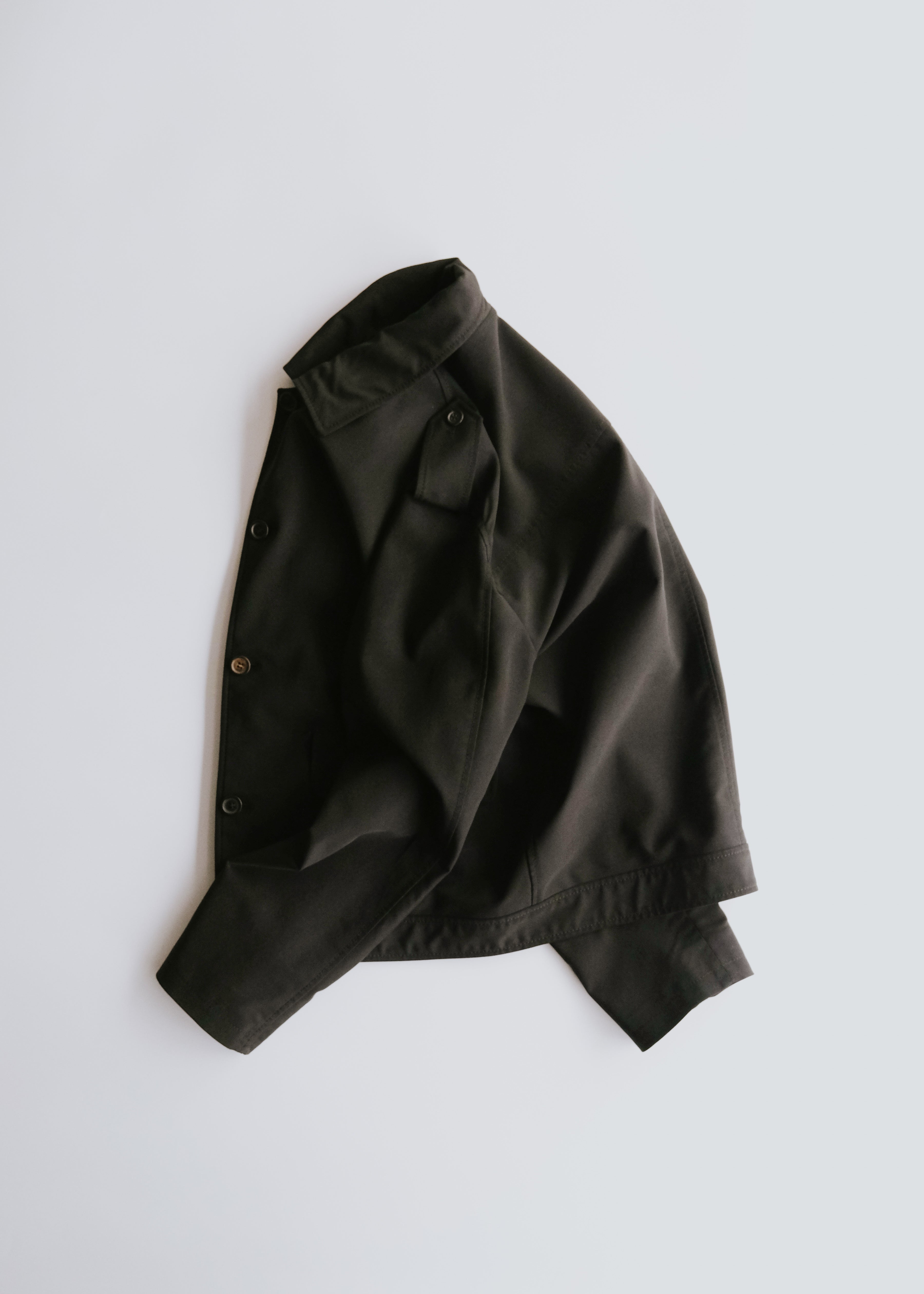 90's PRADA button-front military blouson