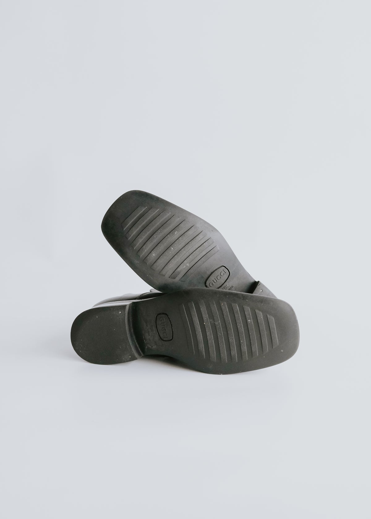 90-00's GUCCI front gore square toe boots