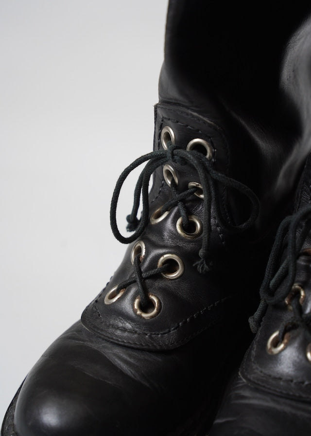 DIRK BIKKEMBERGS HOMMES 1987 back zip long boots