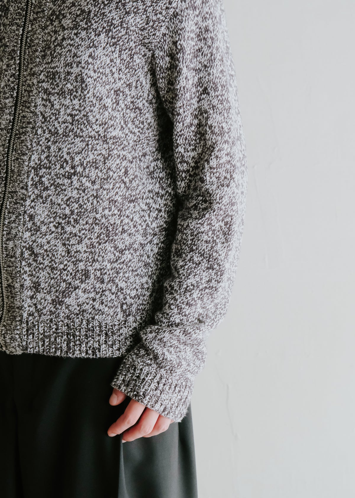 90's agnes b. homme marble drivers knit