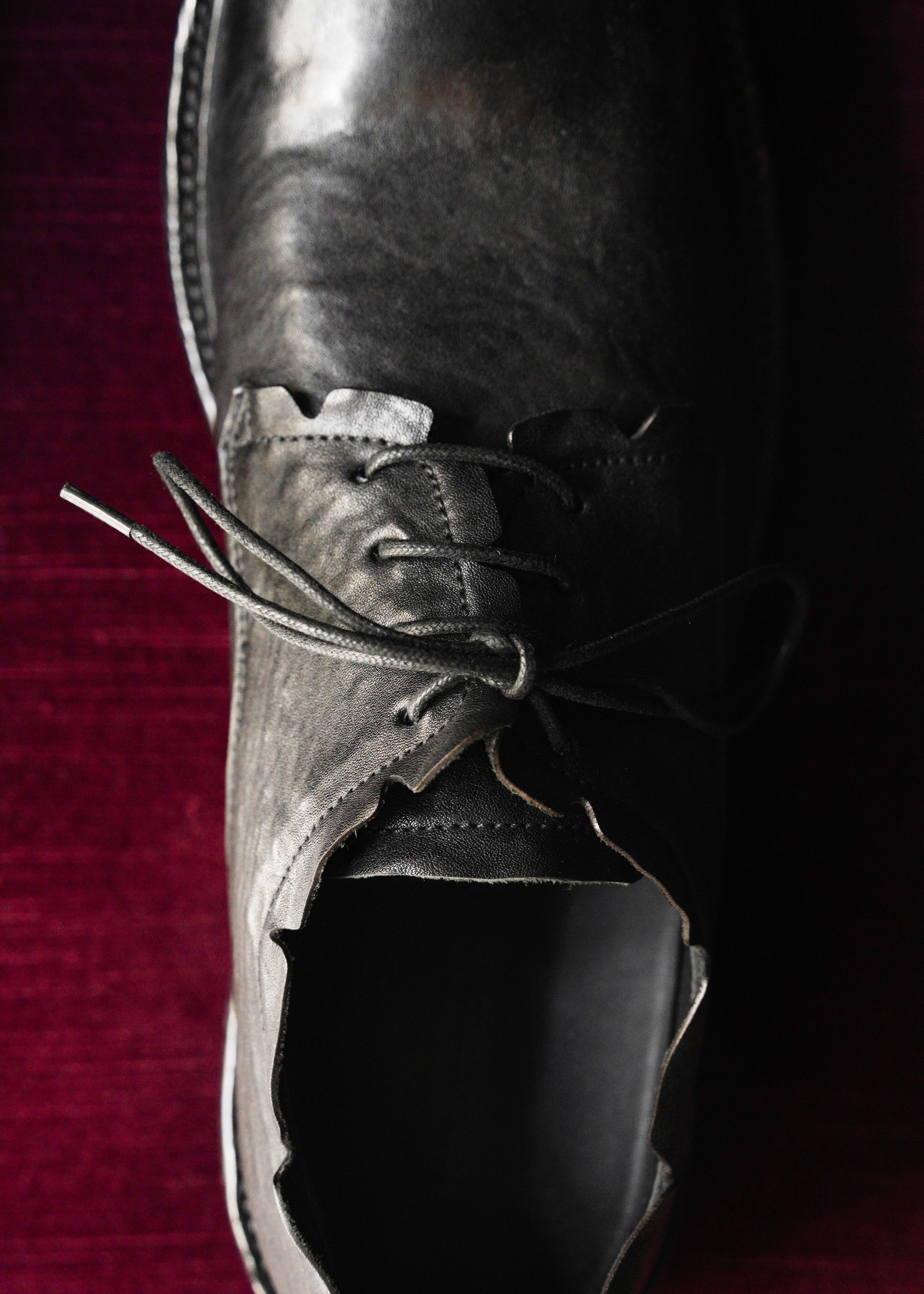 POST ARCHIVE FACTION 26SS Trimmed Derby / Matt Black