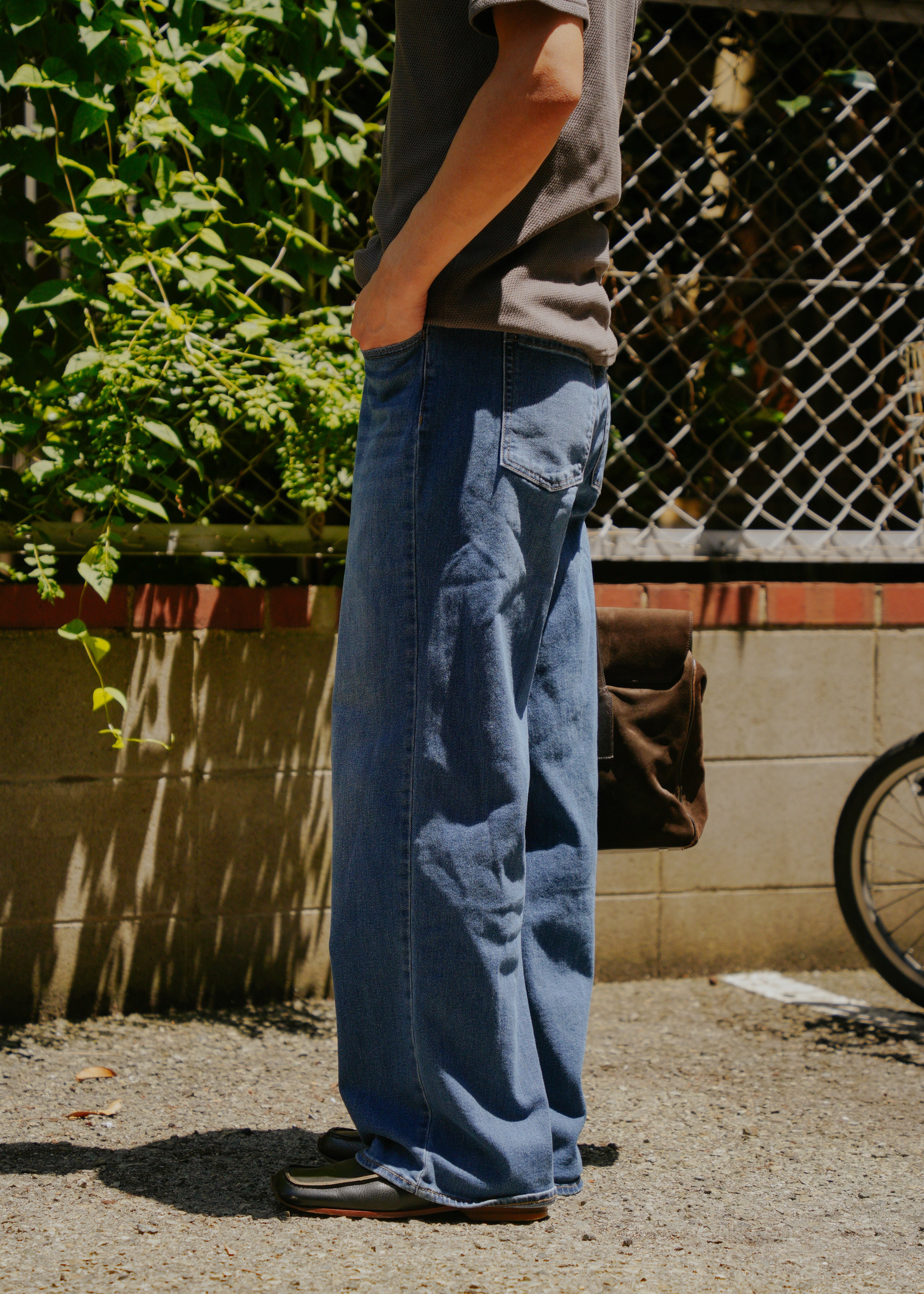 OLD NAVY wide leg straight jeans