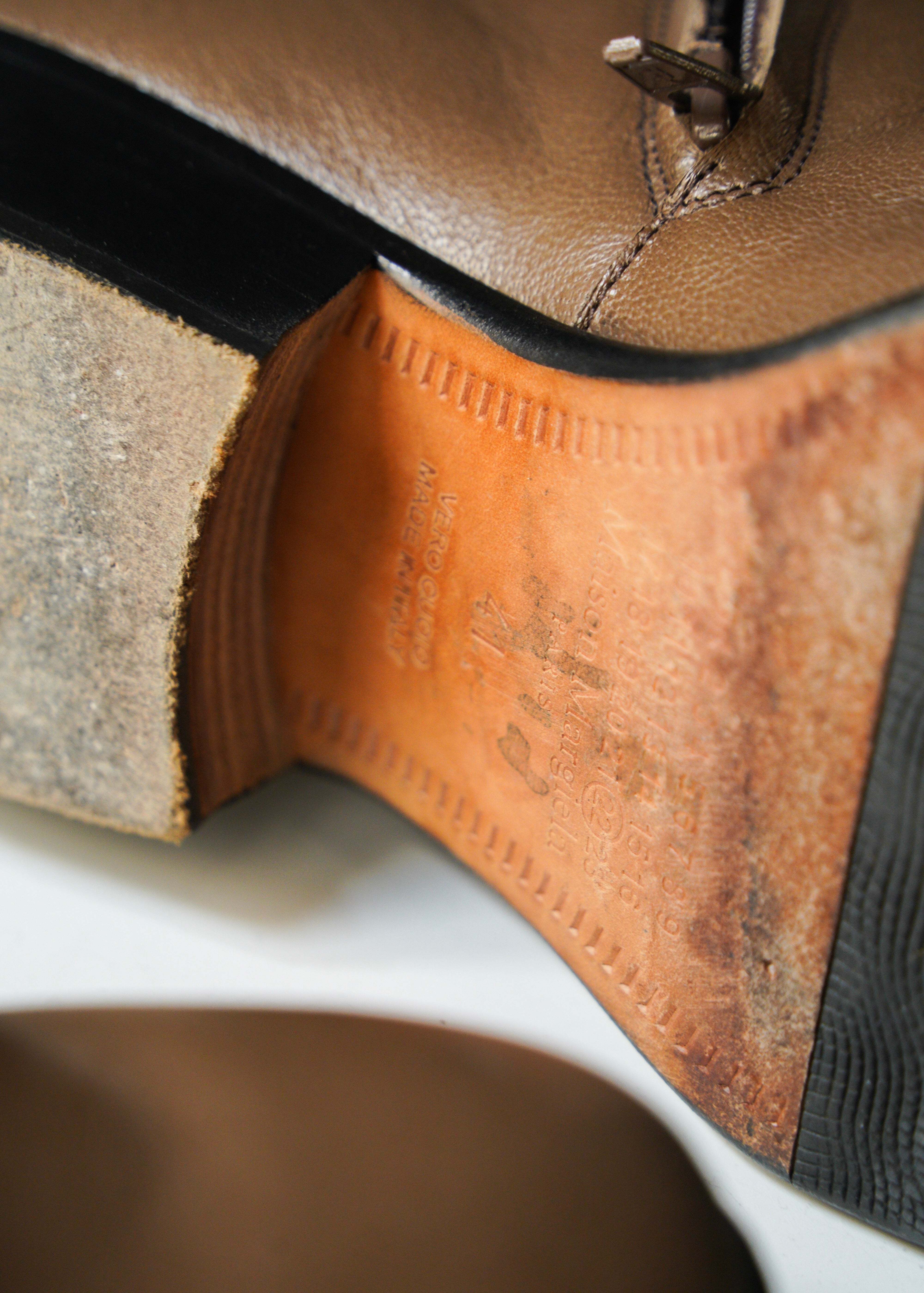 Maison Margiela 2016AW side zip boot