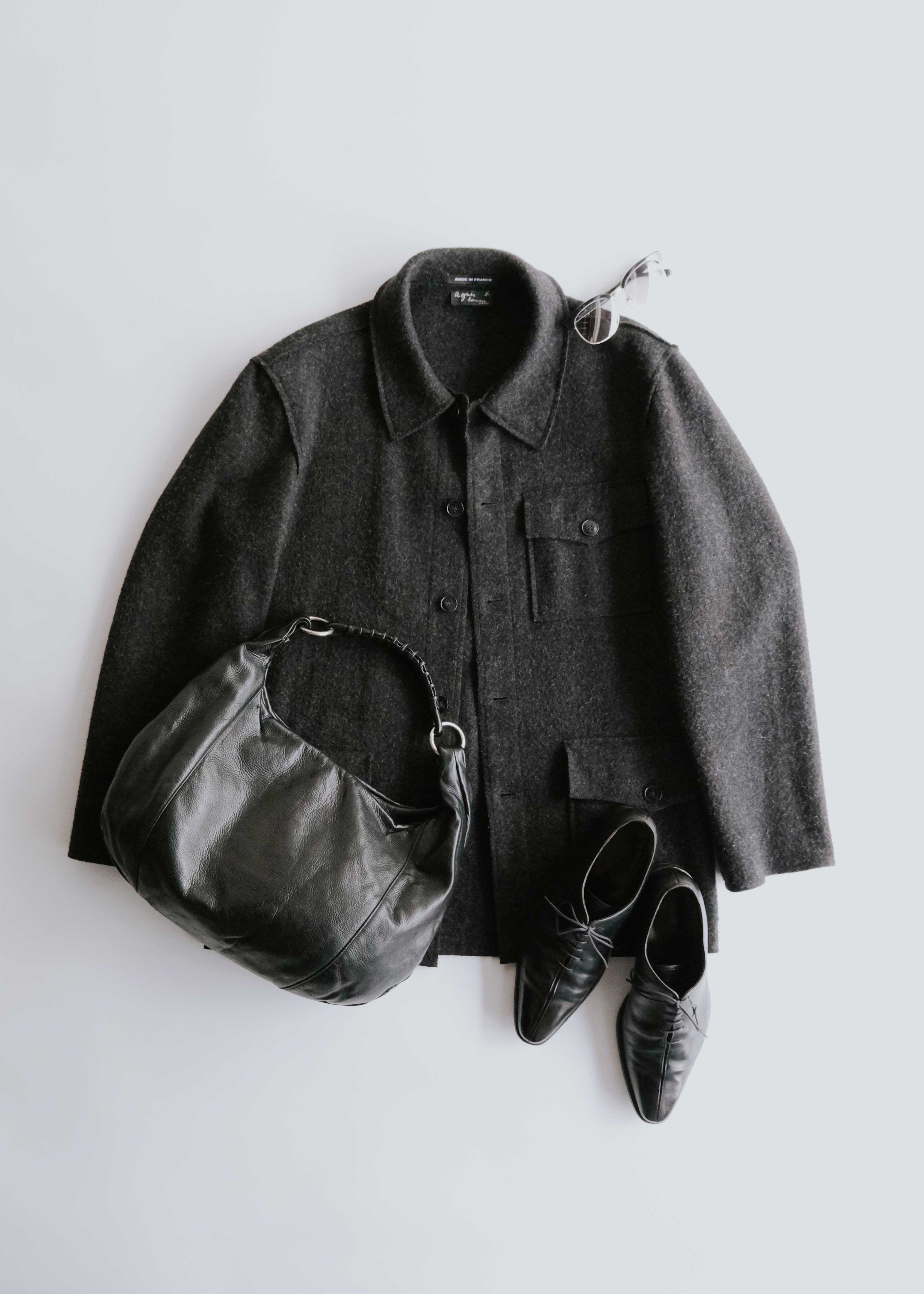 90-00's agnes b. homme 3 pocket utility jacket