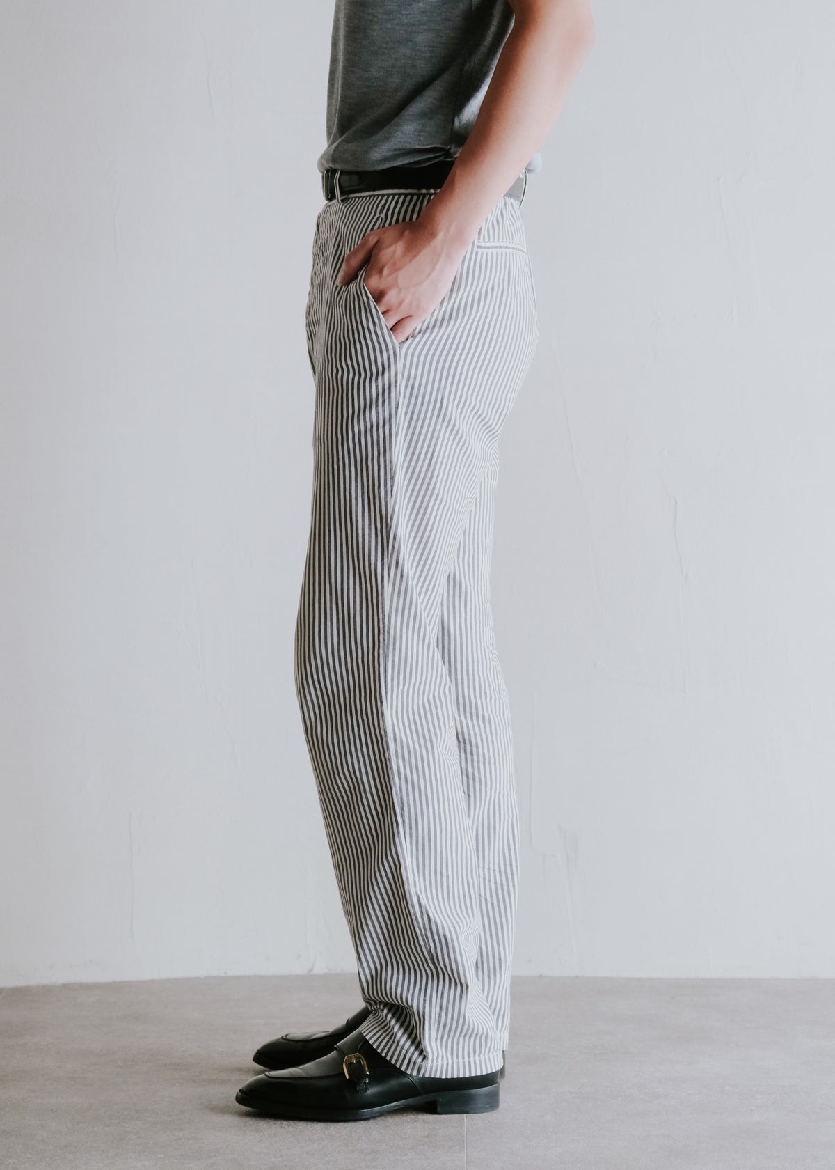 Maison Martin Margiela 12SS cotton straight trousers