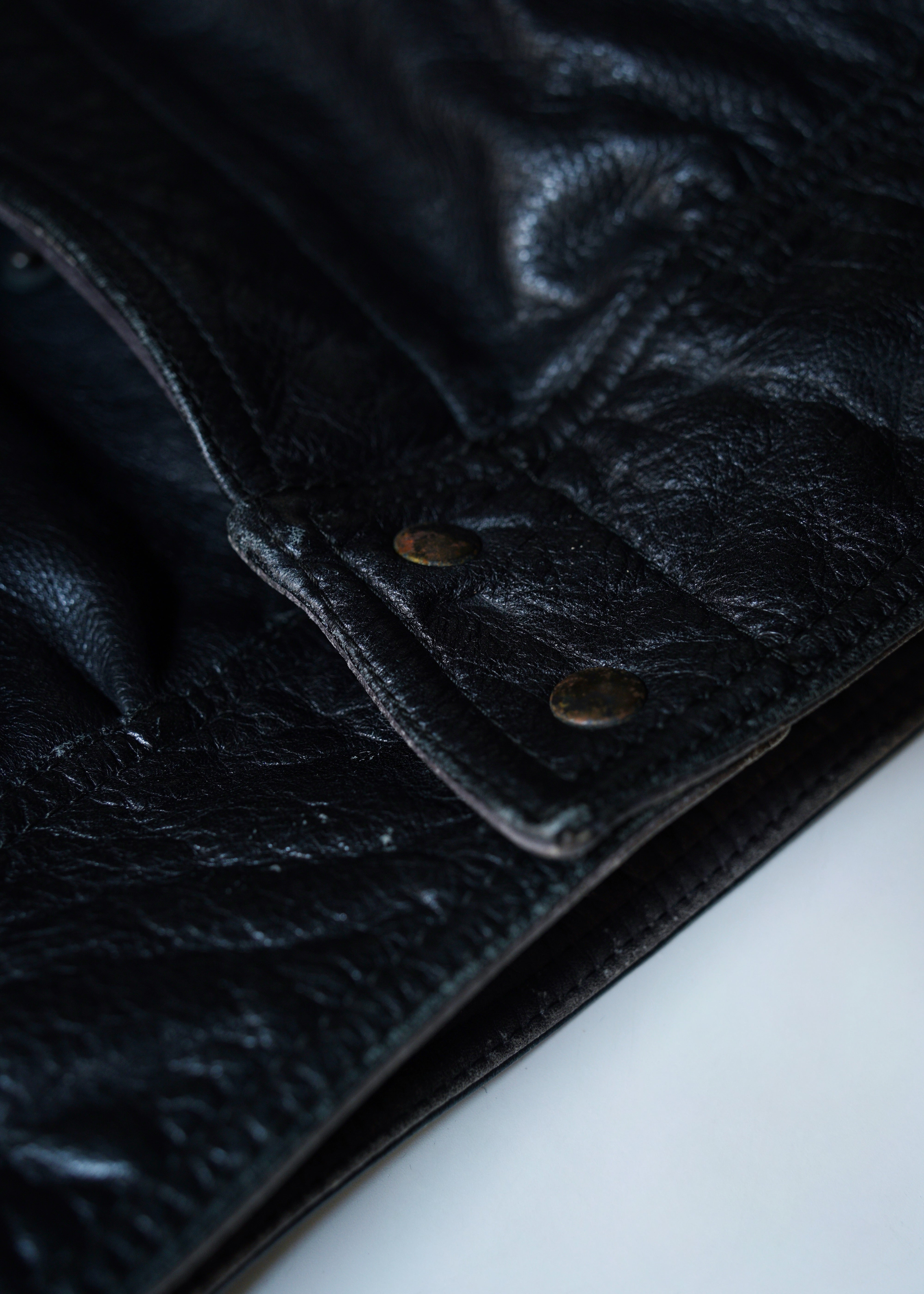 60’s Leather bomber jacket