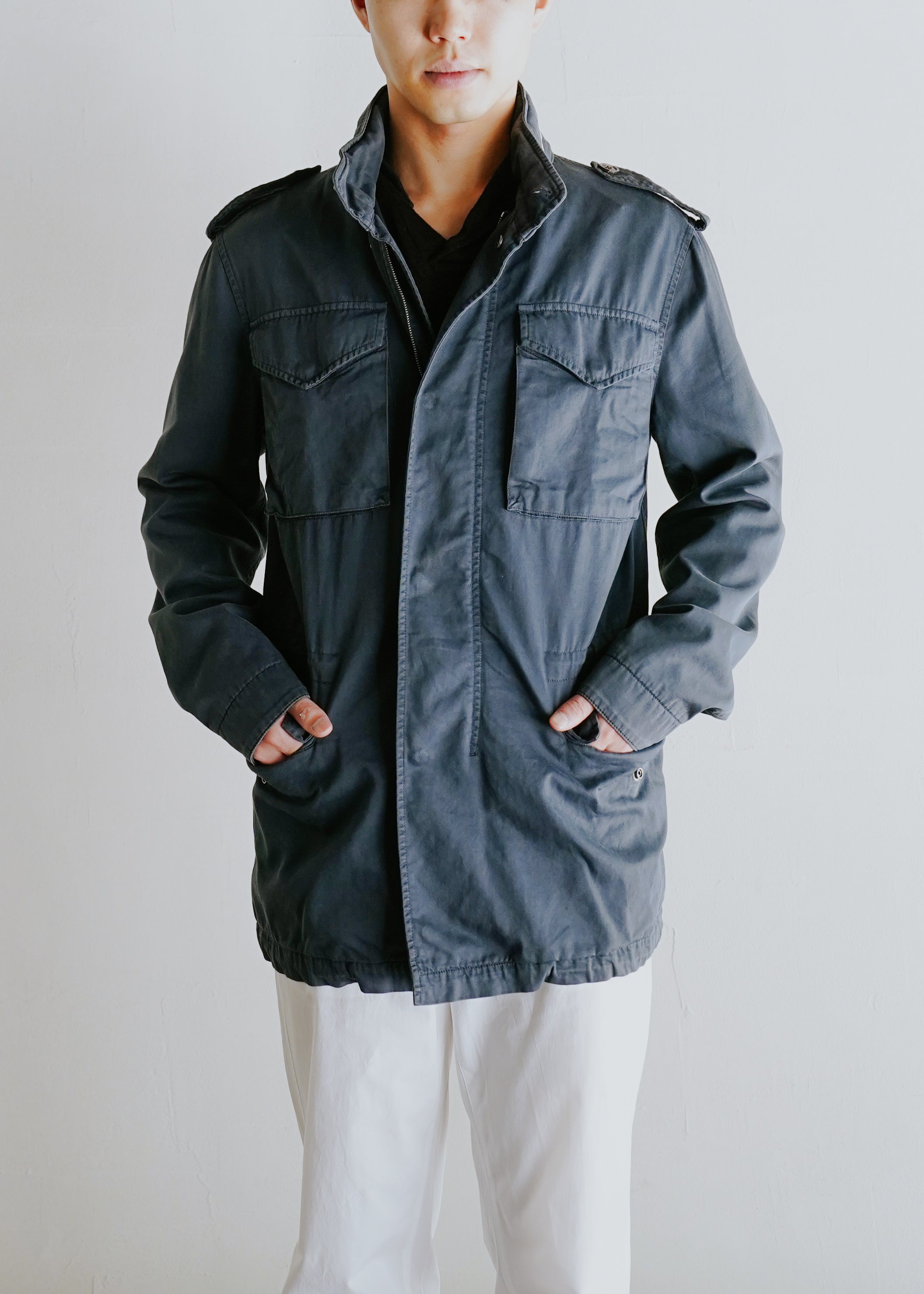 Martin Margiela 08SS fly-front military jacket