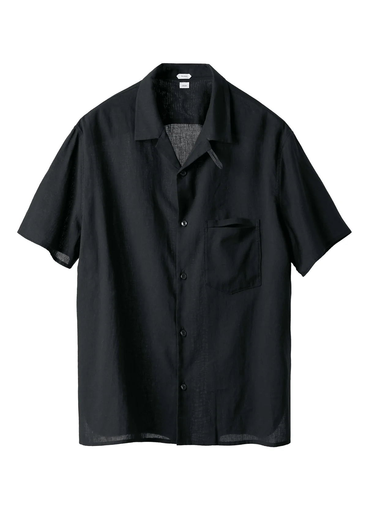 POST ARCHIVE FACTION 26SS Vacation Shirt /Black