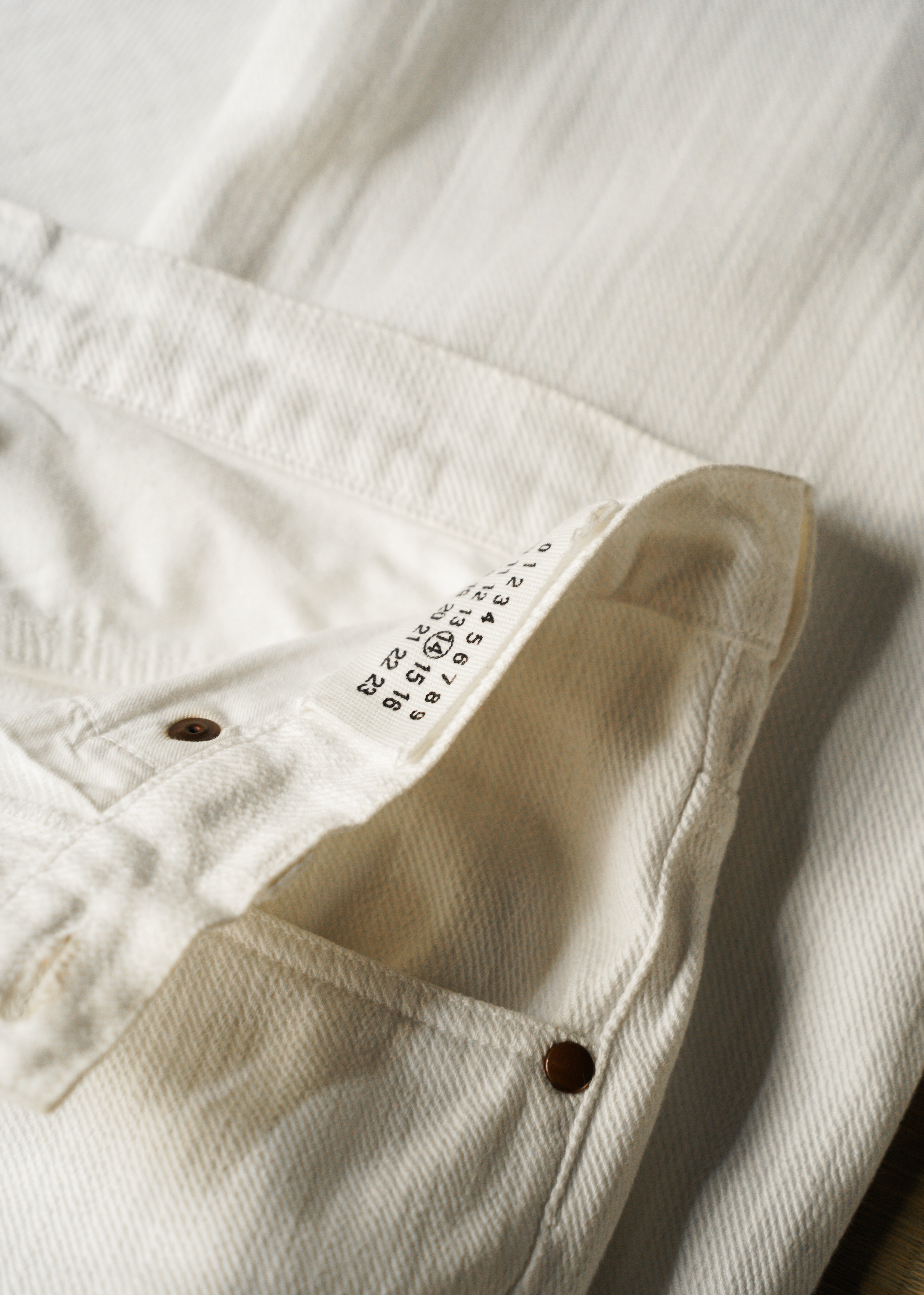 Martin Margiela 06AW 5 pocket straight cotton trousers