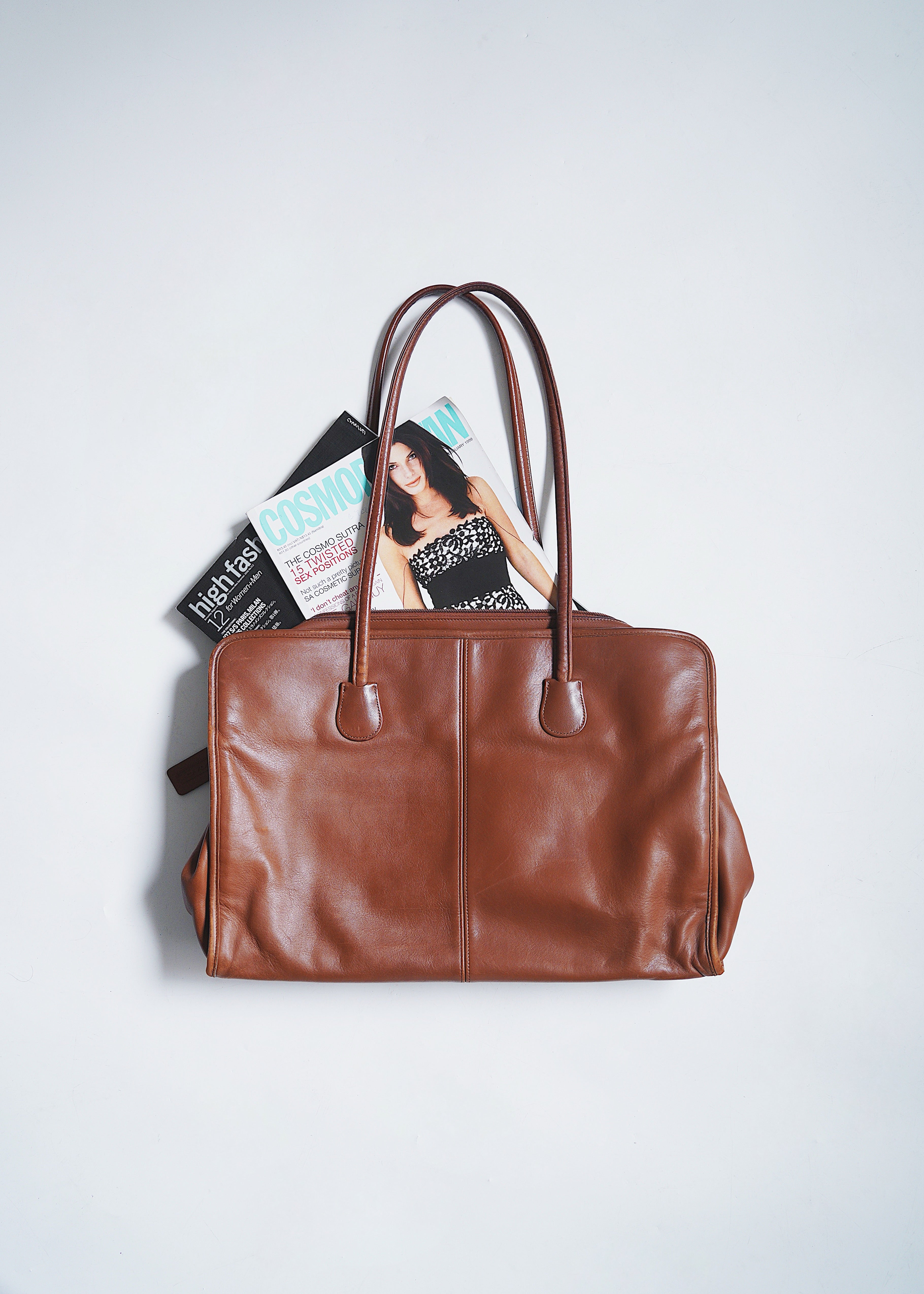 90's COACH leather tote bag