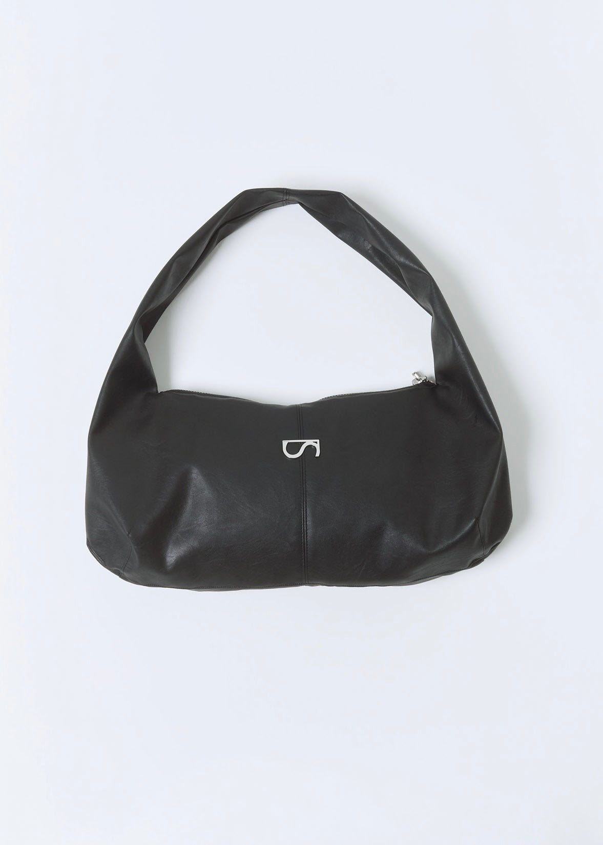 SHOOP 26AW METAL LOGO HOBO BAG / Black