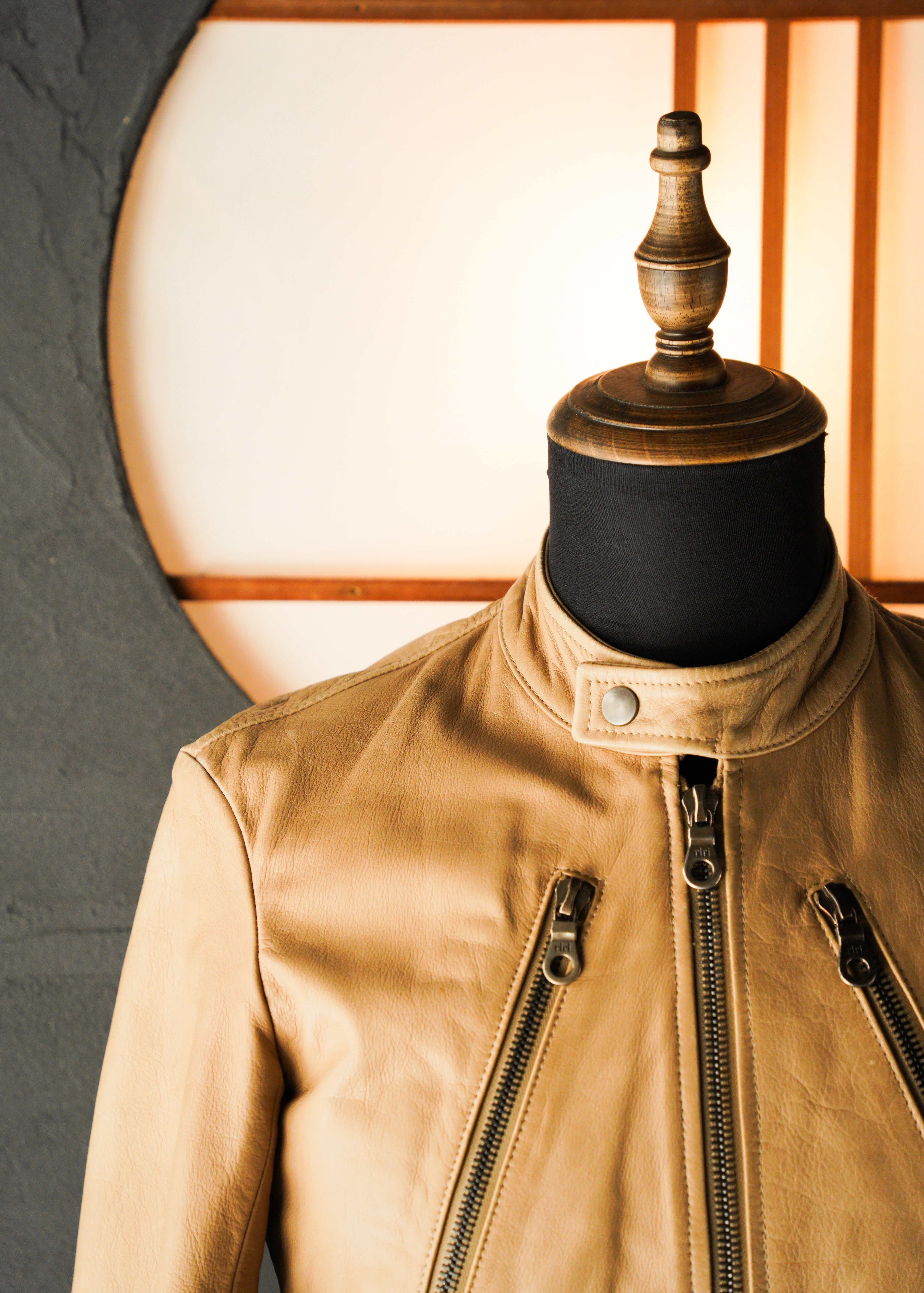 Martin Margiela 08SS 5 zip leather riders jacket