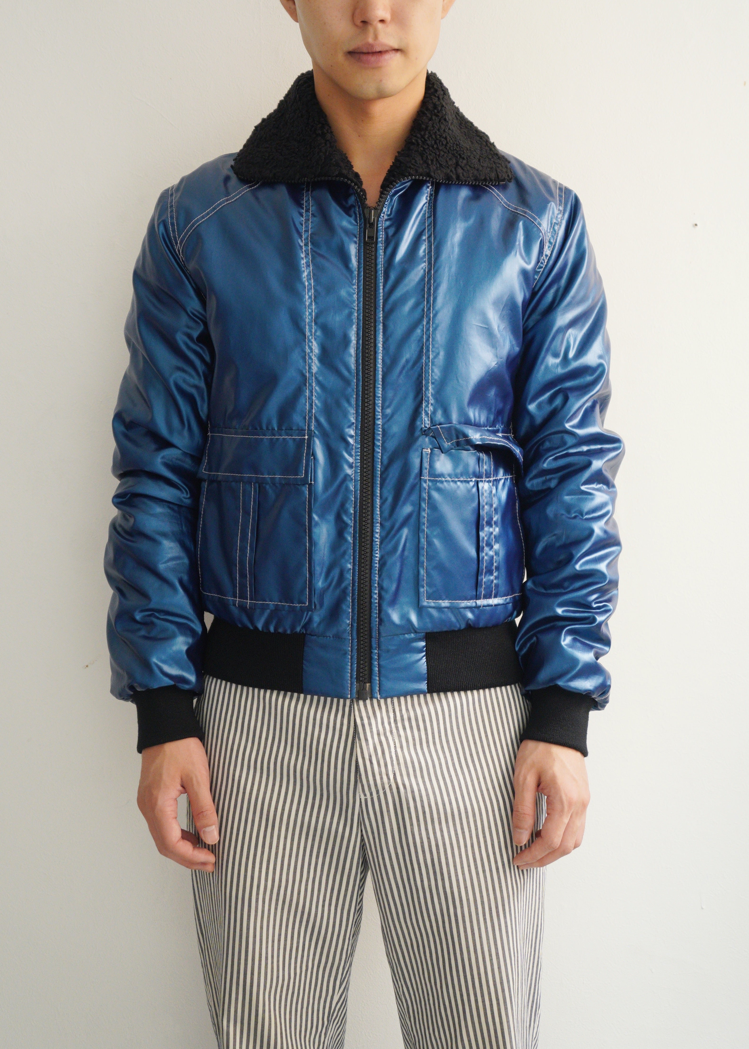 Martin Margiela 07FW nylon boa jacket
