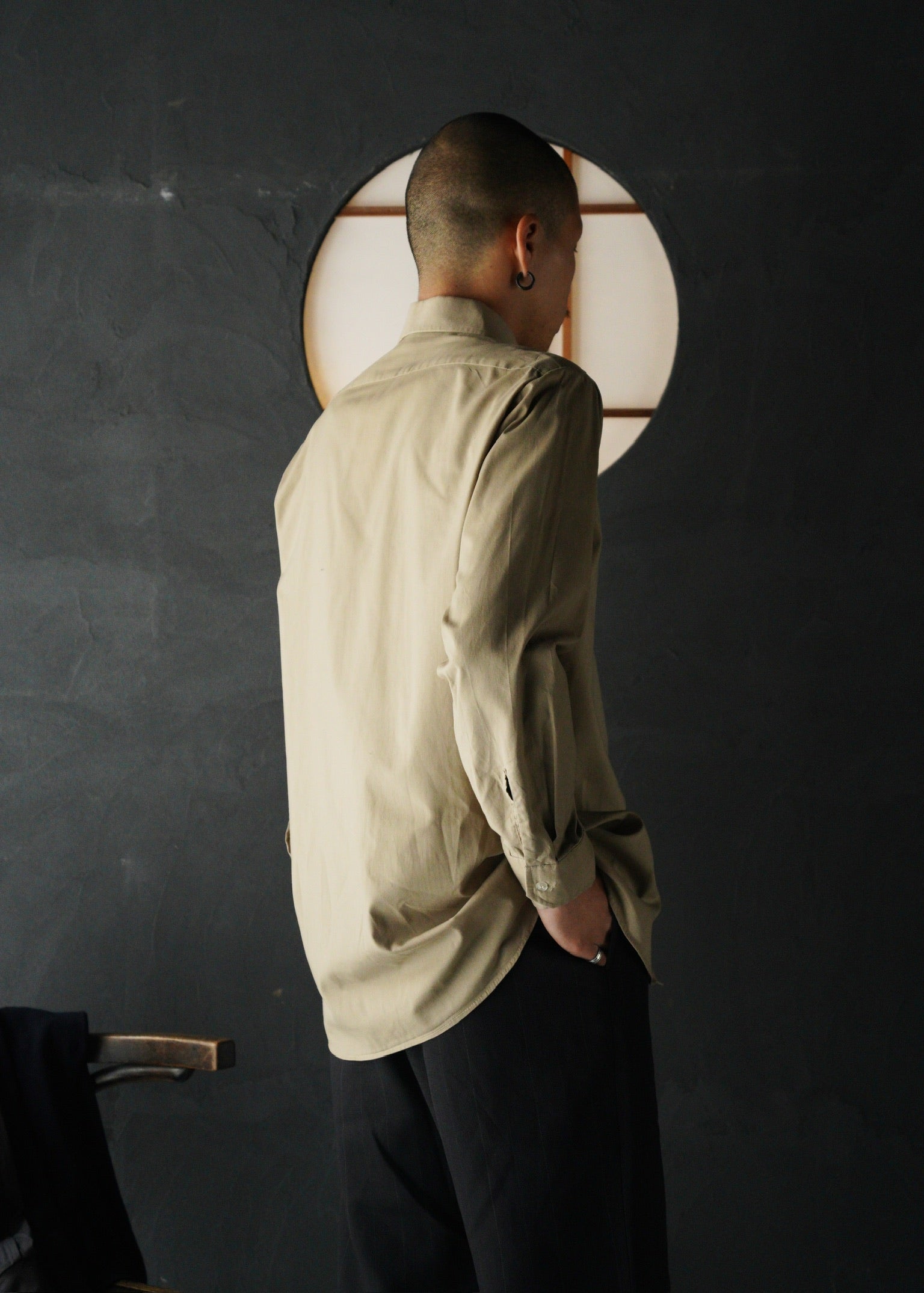 80’s Euro vintage wide collar shirt