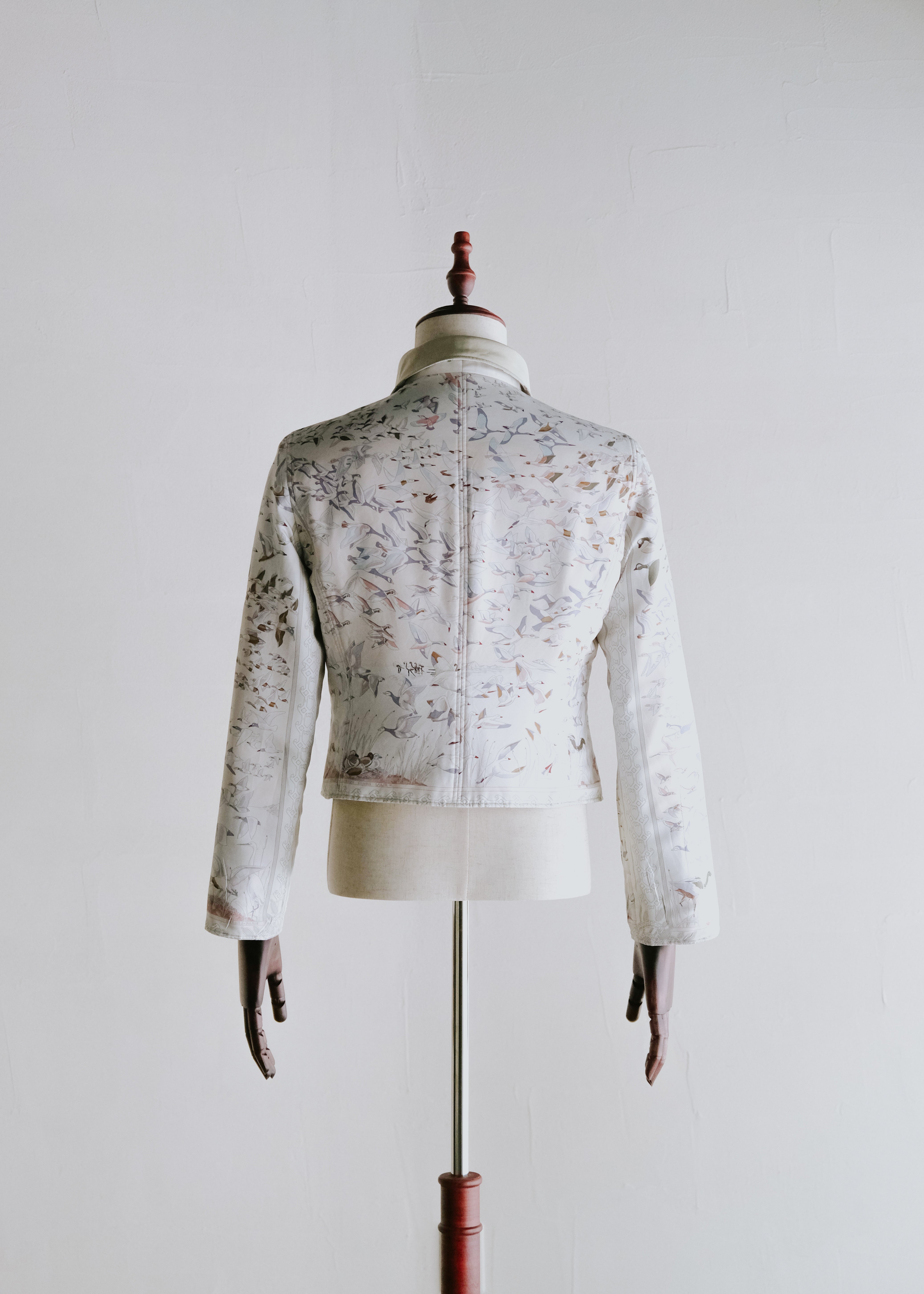 HERMÈS by Martin Margiela silk reversible blouson