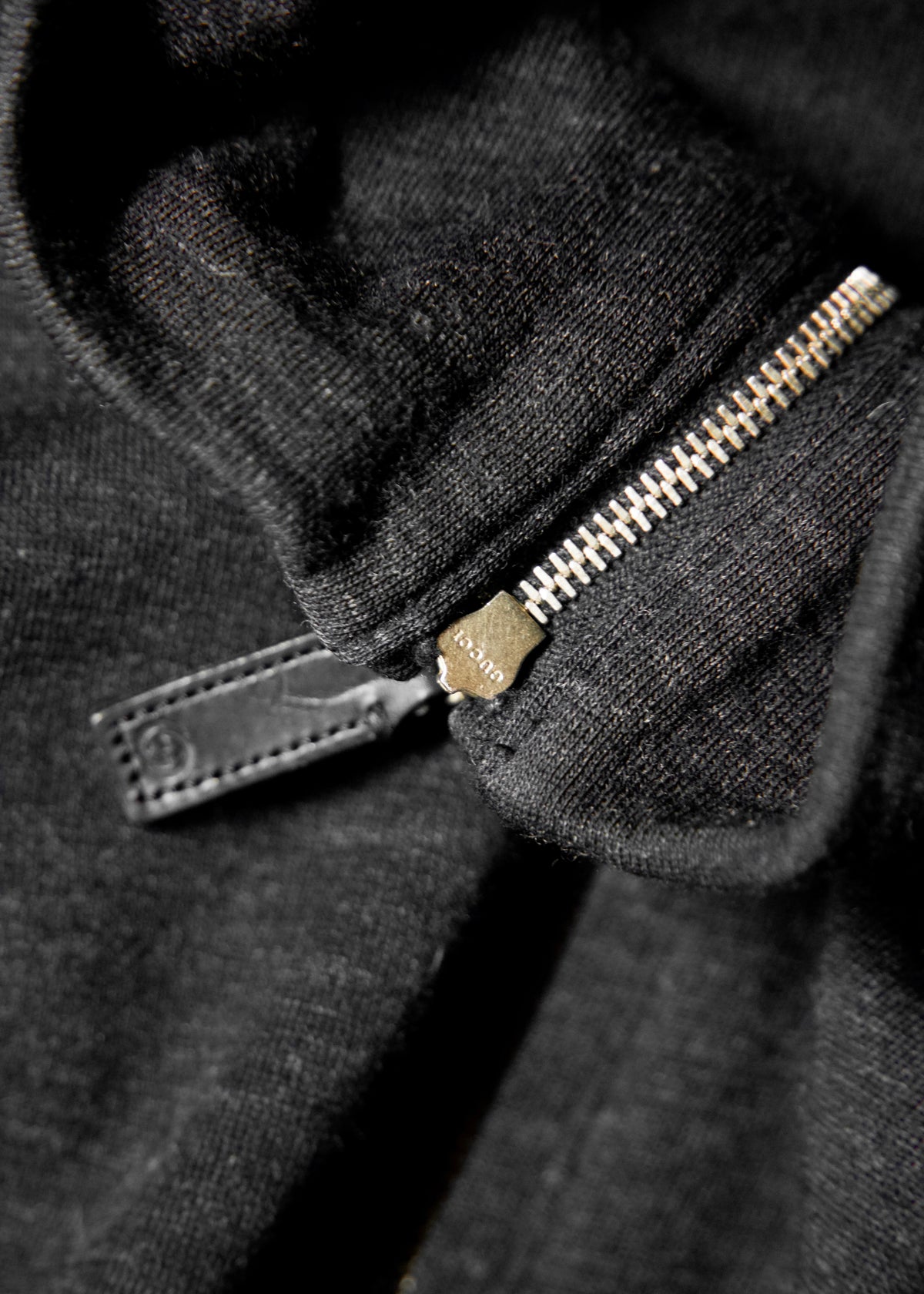 00’s GUCCI by Tom Ford zip up wool blend sweater