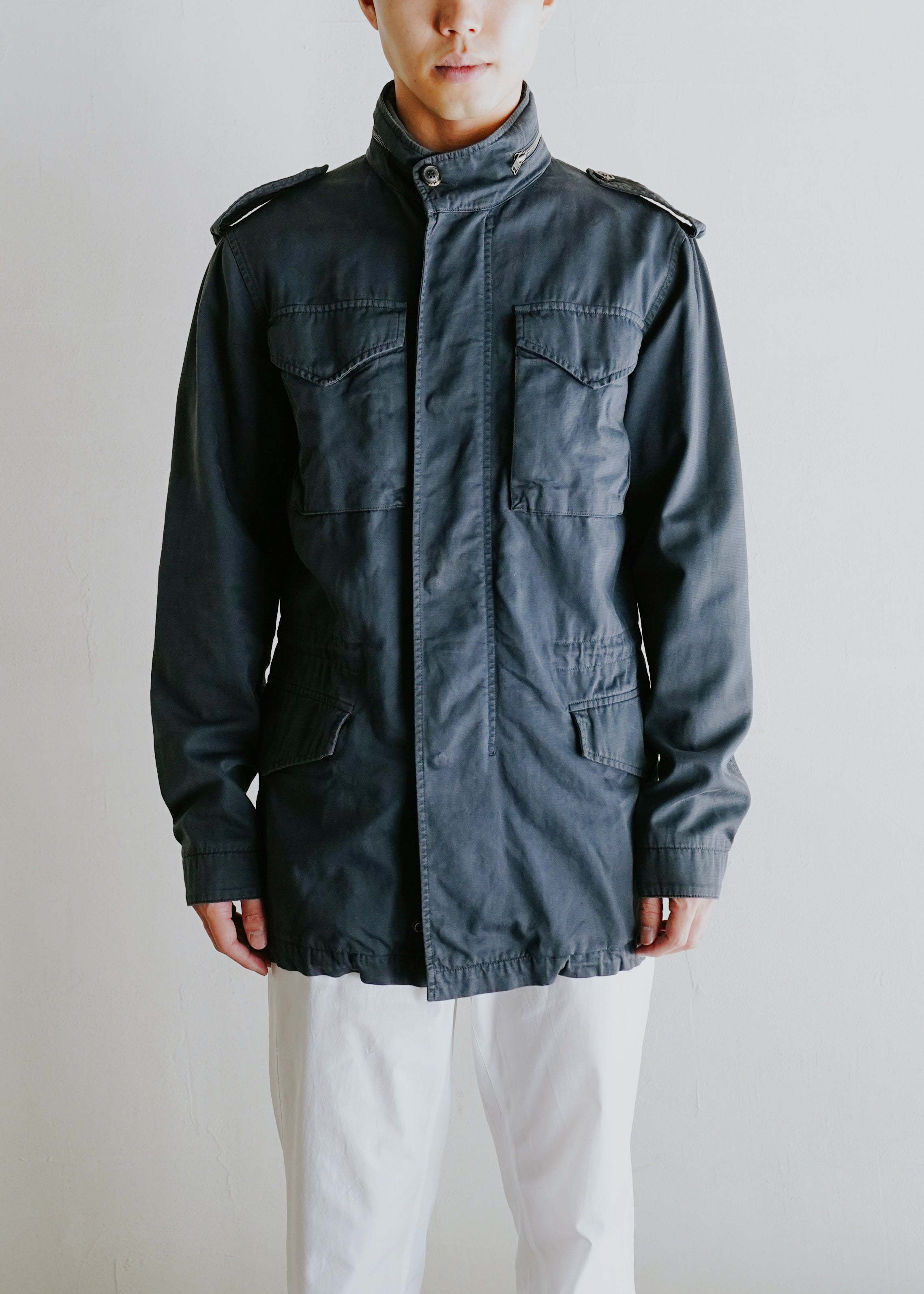 Martin Margiela 08SS fly-front military jacket