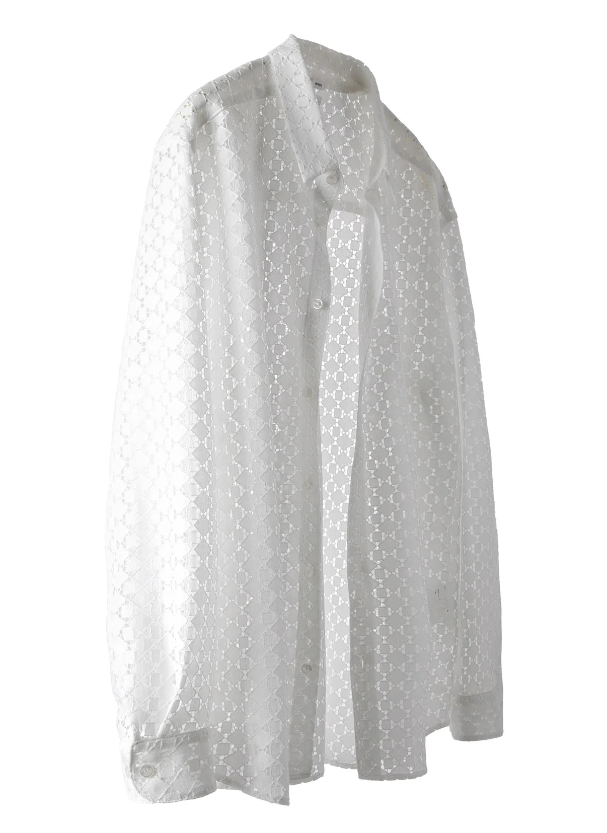 POST ARCHIVE FACTION 26SS Lace Shirt / White