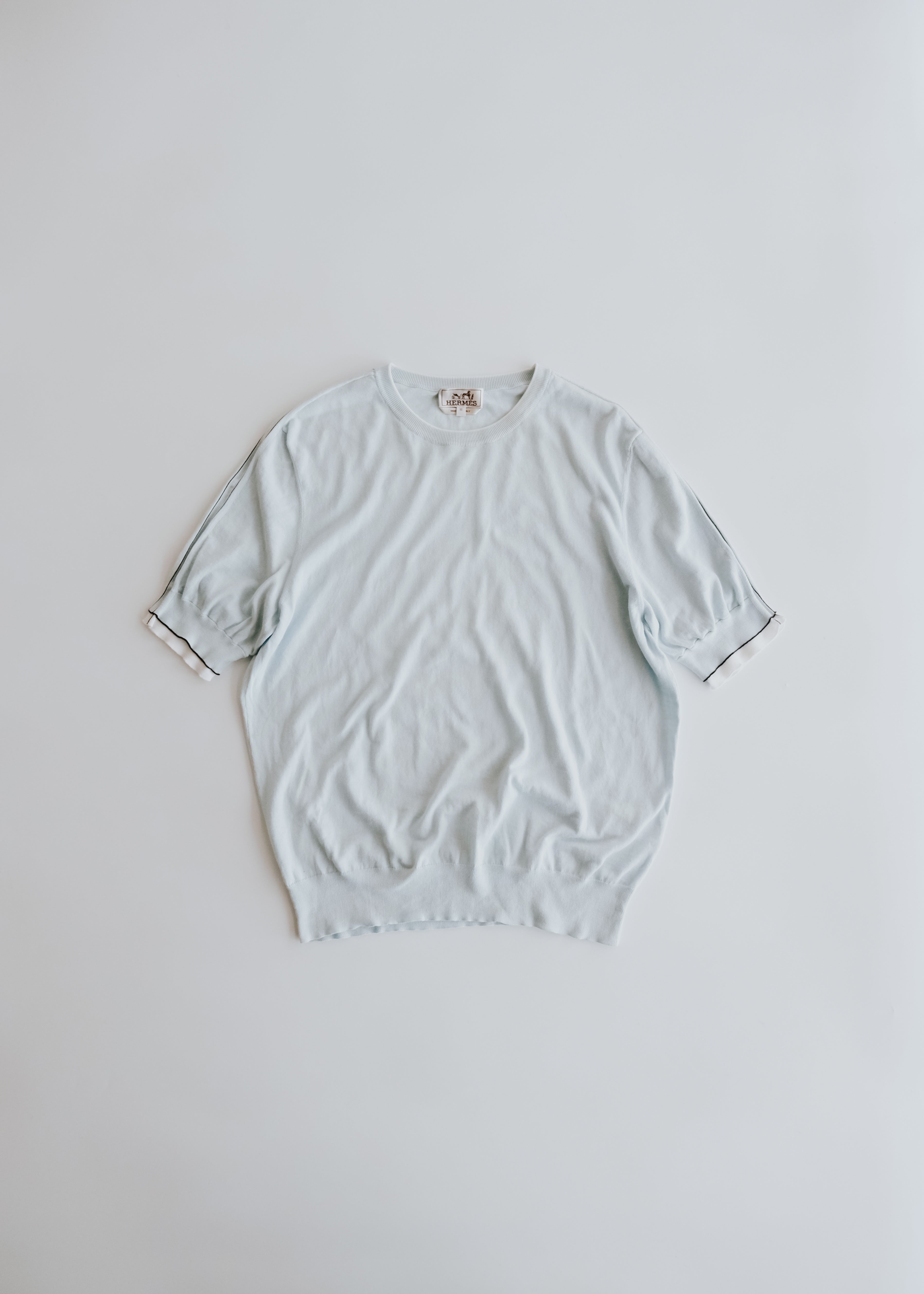 10's HERMÈS ribbed knit T shirt