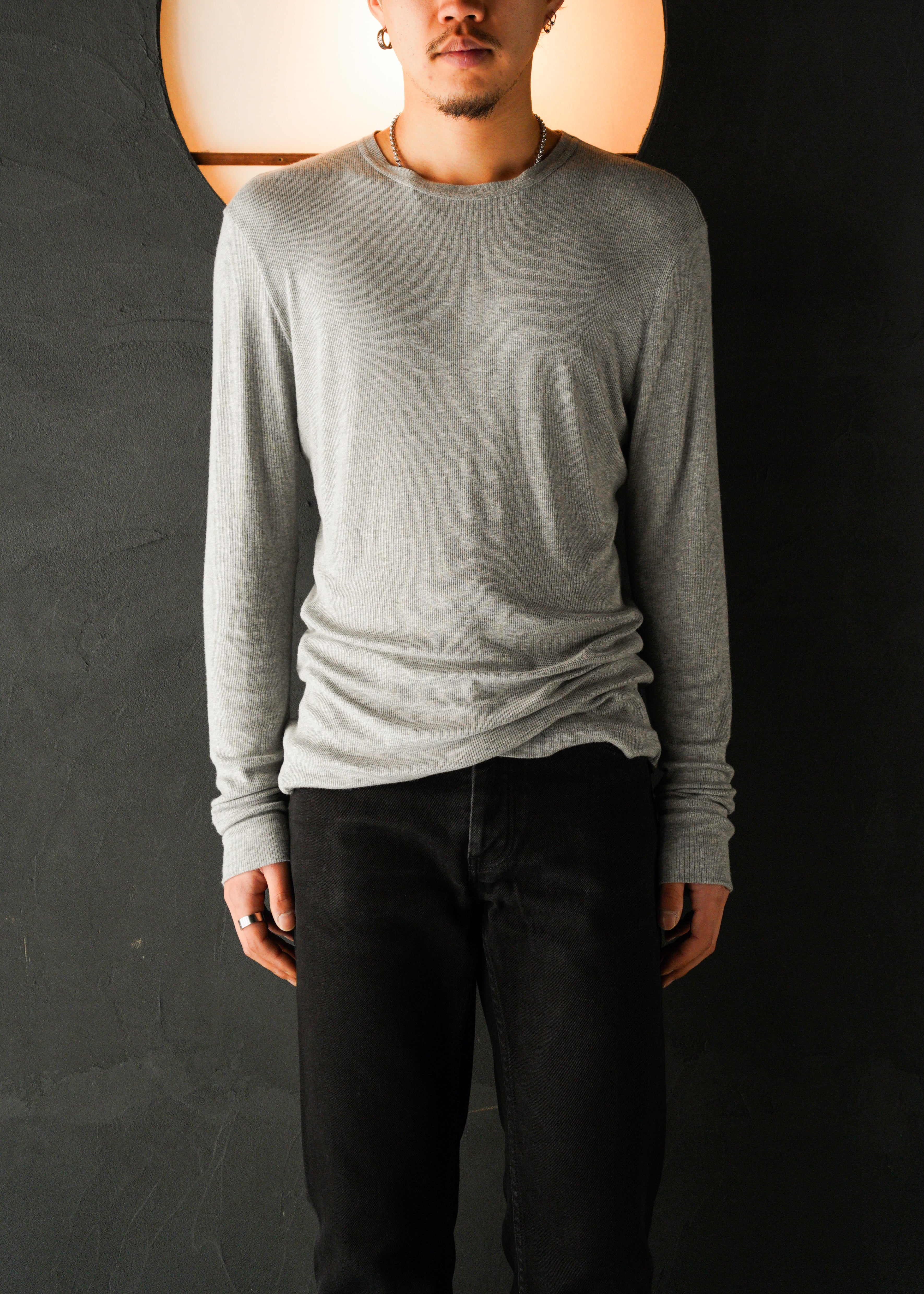 EMPORIO ARMANI 2011SS crew neck long sleeve cut sew
